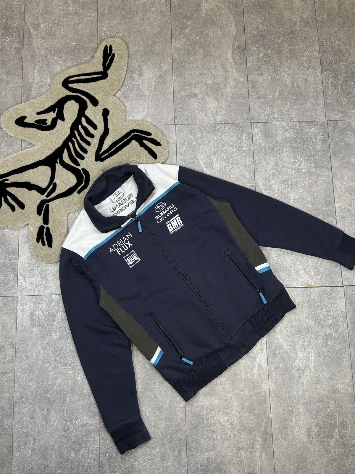 Vintage Mens Vintage Subaru zip sweatshirt racing levorg y2k rare Size US XL / EU 56 / 4 - 19 Thumbnail