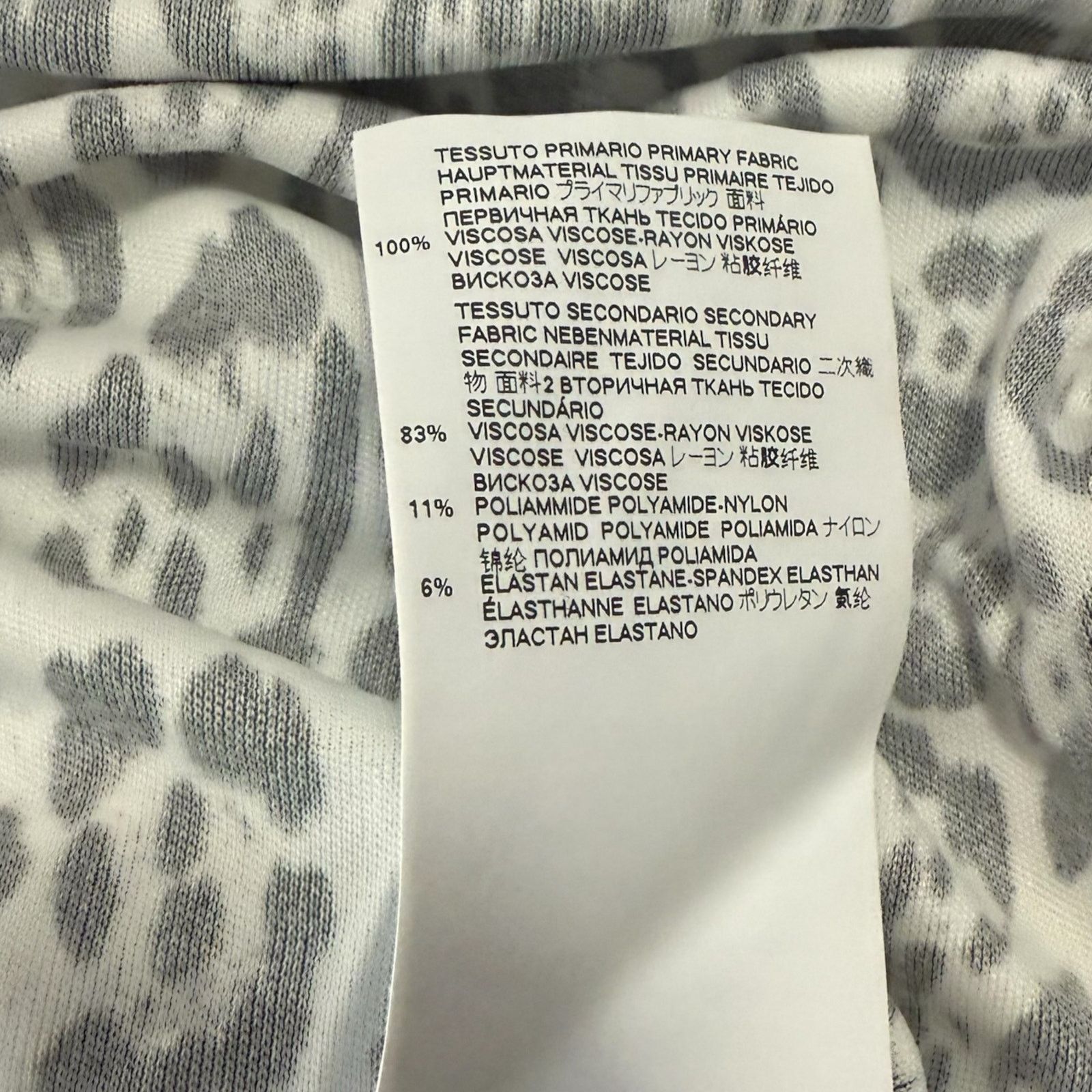 Just Cavalli Just Cavalli Leopard Print Top Funnel Neck IT 44 US Large Size M / US 6-8 / IT 42-44 - 10 Thumbnail