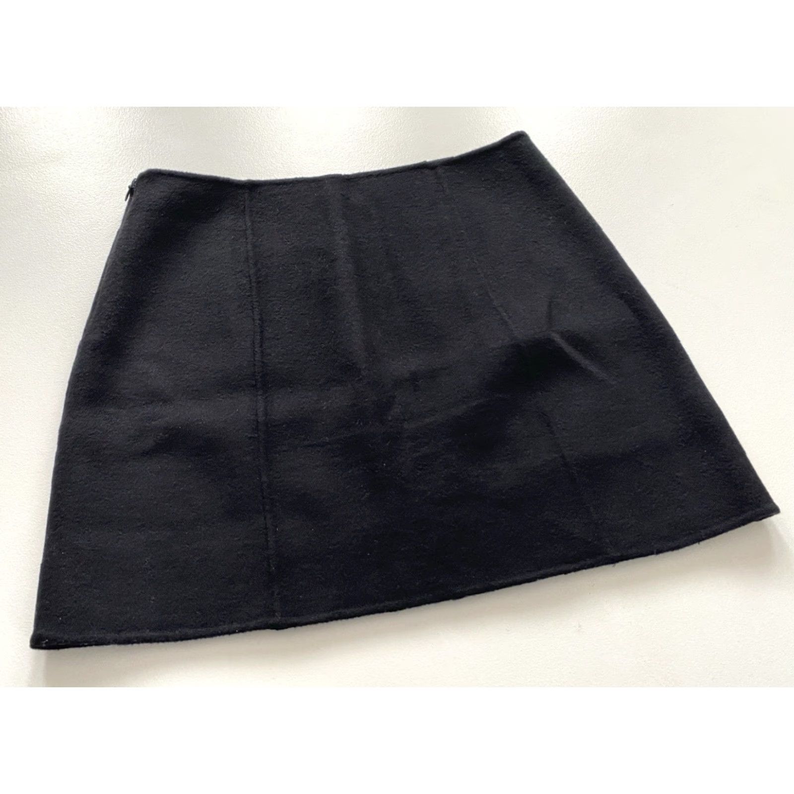 Alex Mill VINTAGE Women’s Alex Mill NYC Mini Skirt Black Wool Blend Sz 8 Short City Preppy Skirt Womens Size 30" / US 8 / IT 44 - 5 Thumbnail