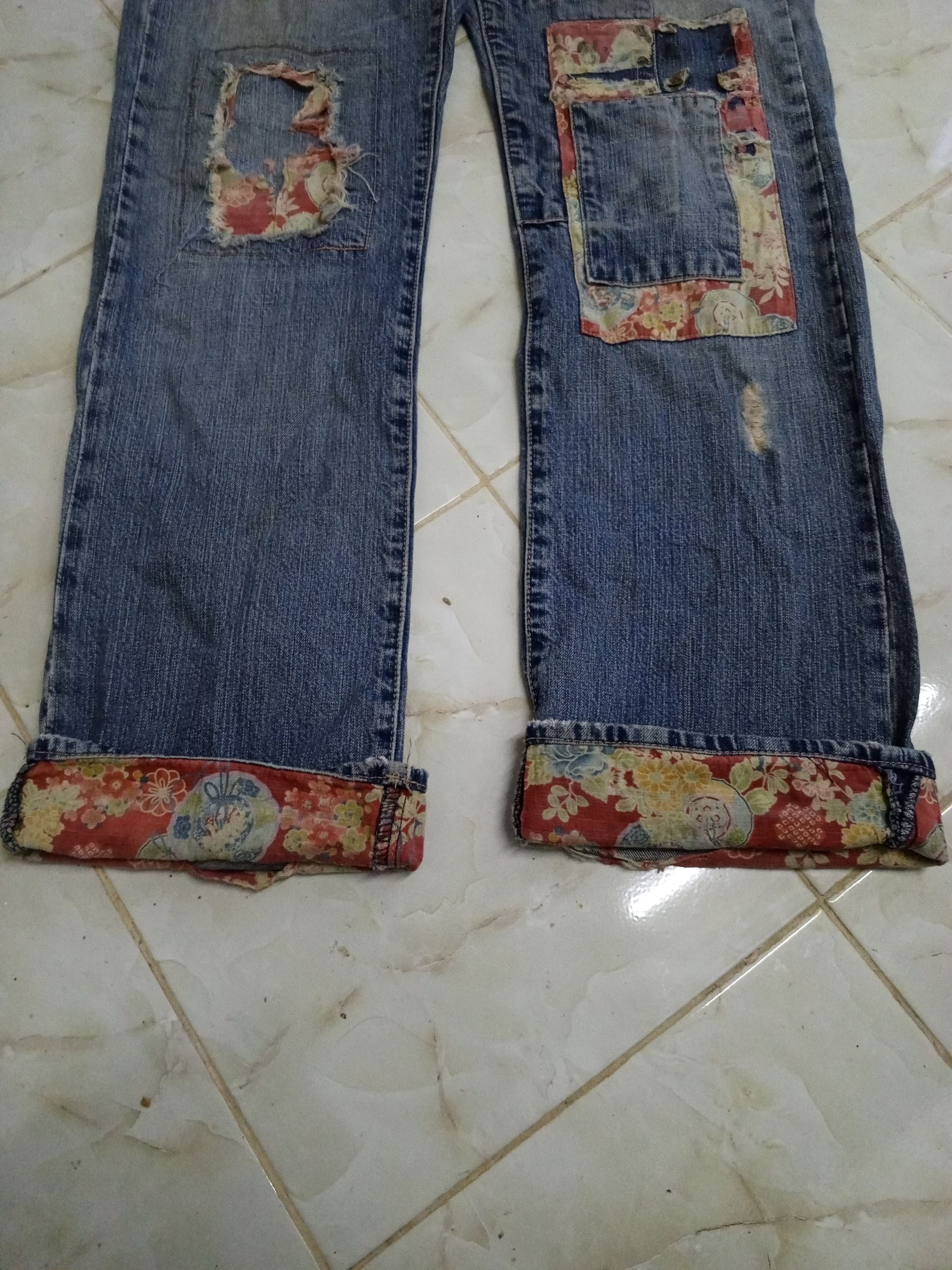 Japanese Brand × Takeo Kikuchi Takeo kikuchi JAPANBRANDS jeans rare design Size US 36 / EU 52 - 4 Thumbnail