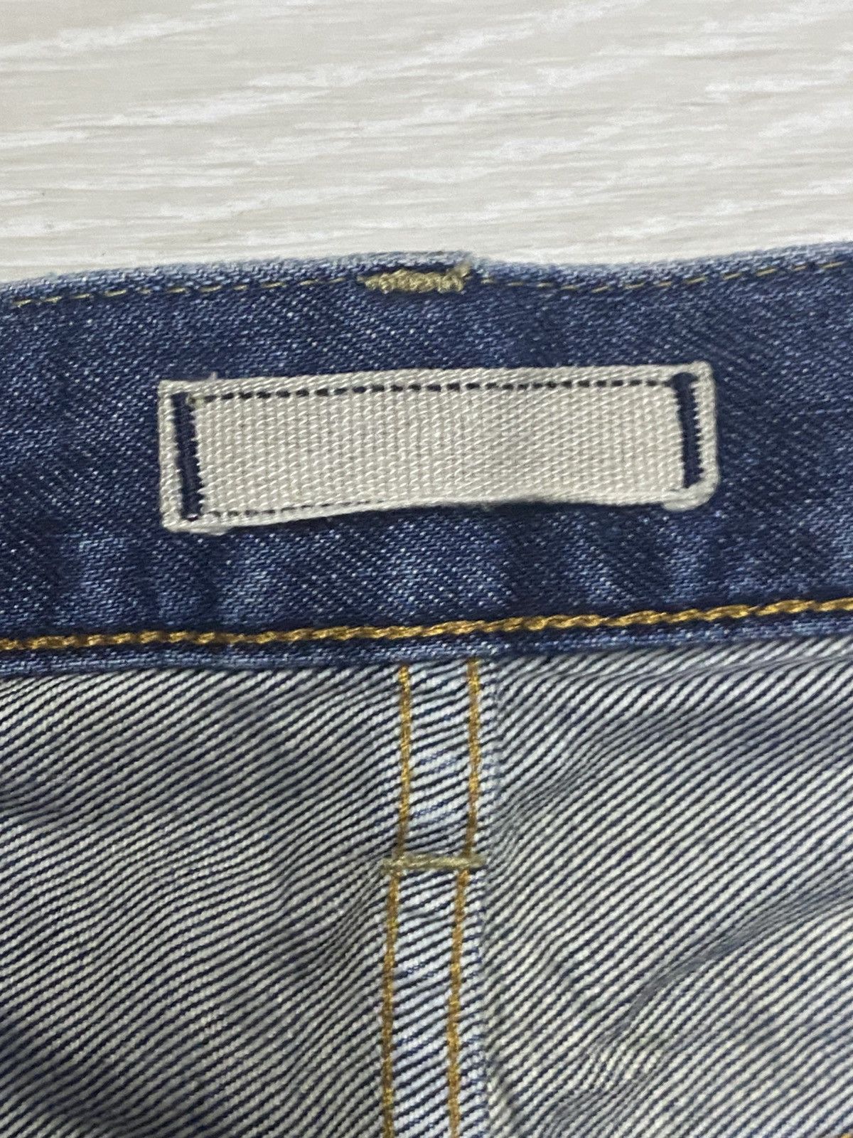 Uniqlo Vintage Japanese Uniqlo Selvedge Blue wash Distressed Jeans Size US 39 - 17 Thumbnail
