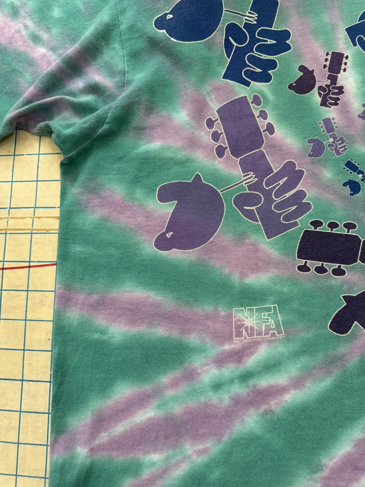Band Tees × Vintage Vintage Woodstock 94 Tie Dye No Fade Away Rock Tee XXL Size US XXL / EU 58 / 5 - 6 Thumbnail