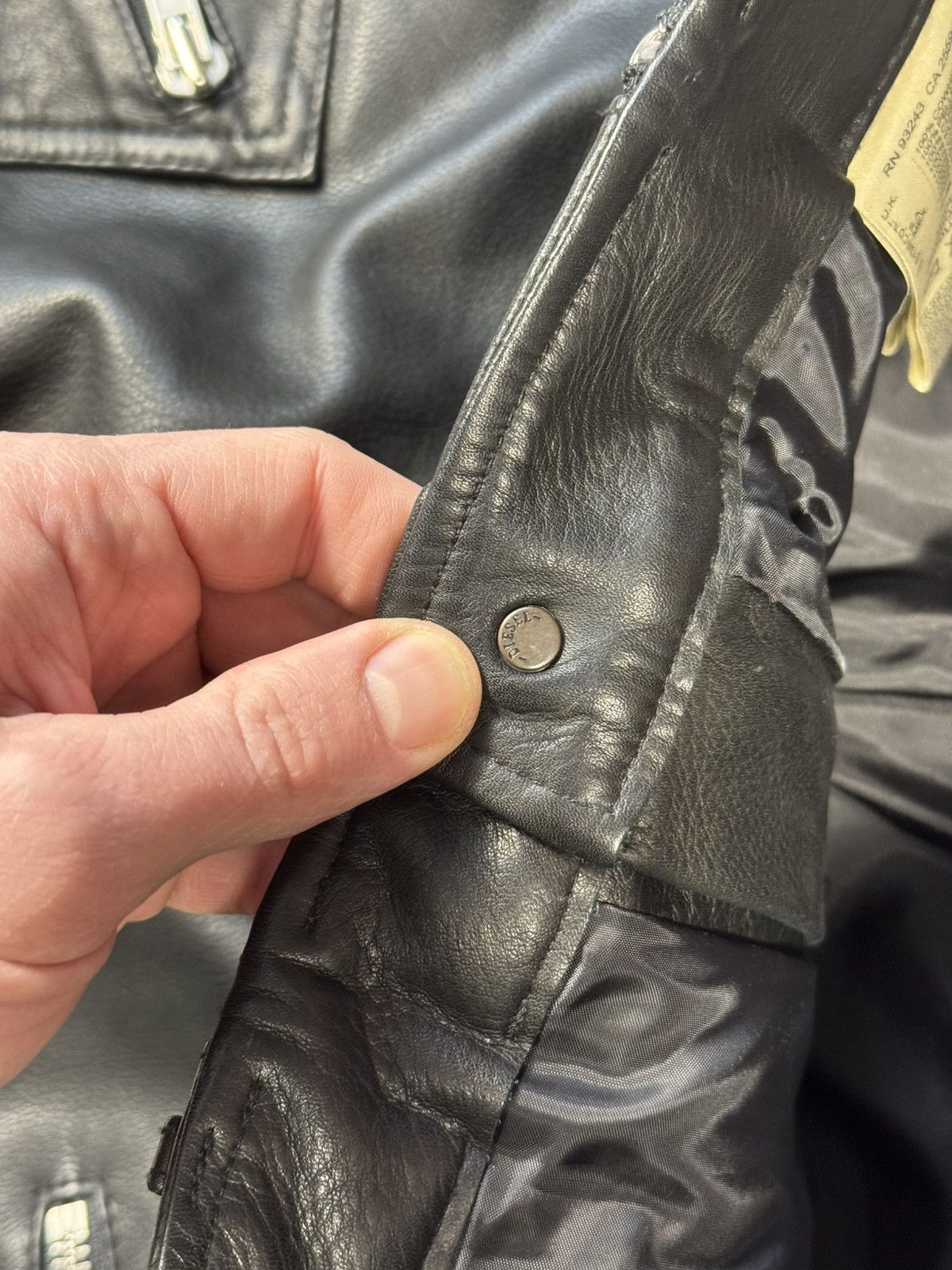 Diesel Diesel leather cargo IF6WAS9 style japanese 90s punk pants Size US 31 - 8 Thumbnail
