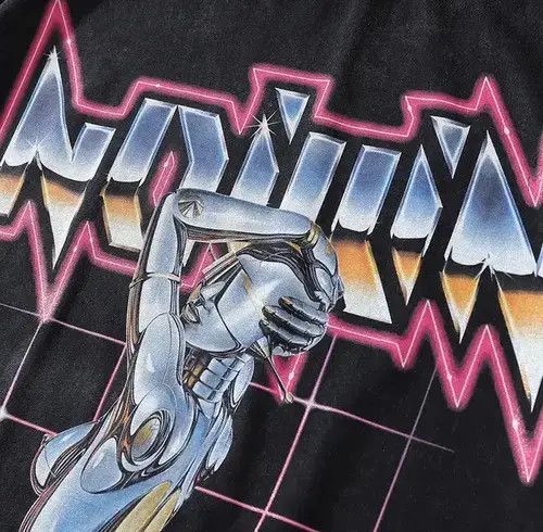 Marteino 90s Vintage Design Printed T Shirt Size US L / EU 52-54 / 3 - 3 Thumbnail