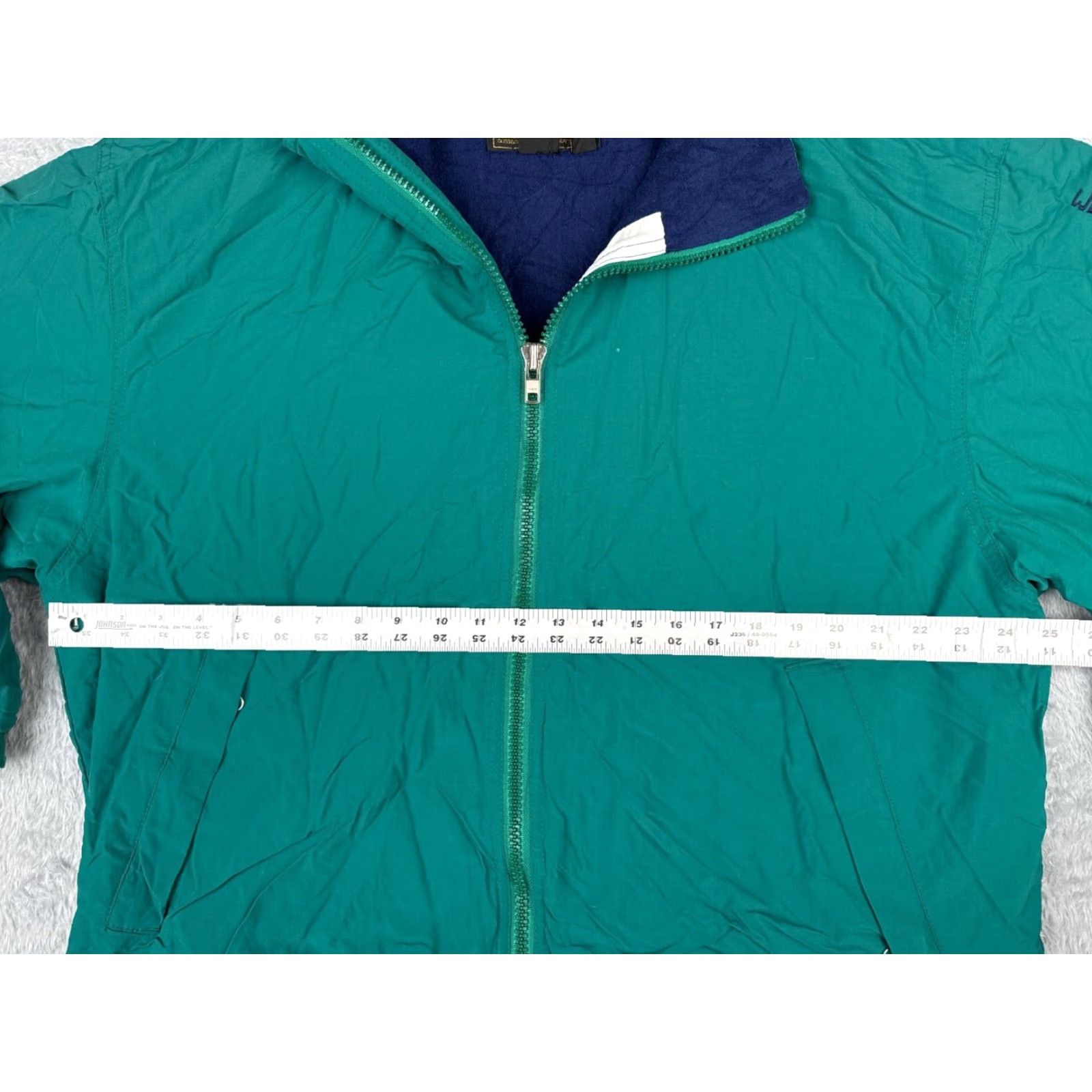 Eddie Bauer VINTAGE Eddie Bauer Jacket Womens Large Teal Full Zip Fleece Lined Nylon Shell Size L / US 10 / IT 46 - 7 Thumbnail