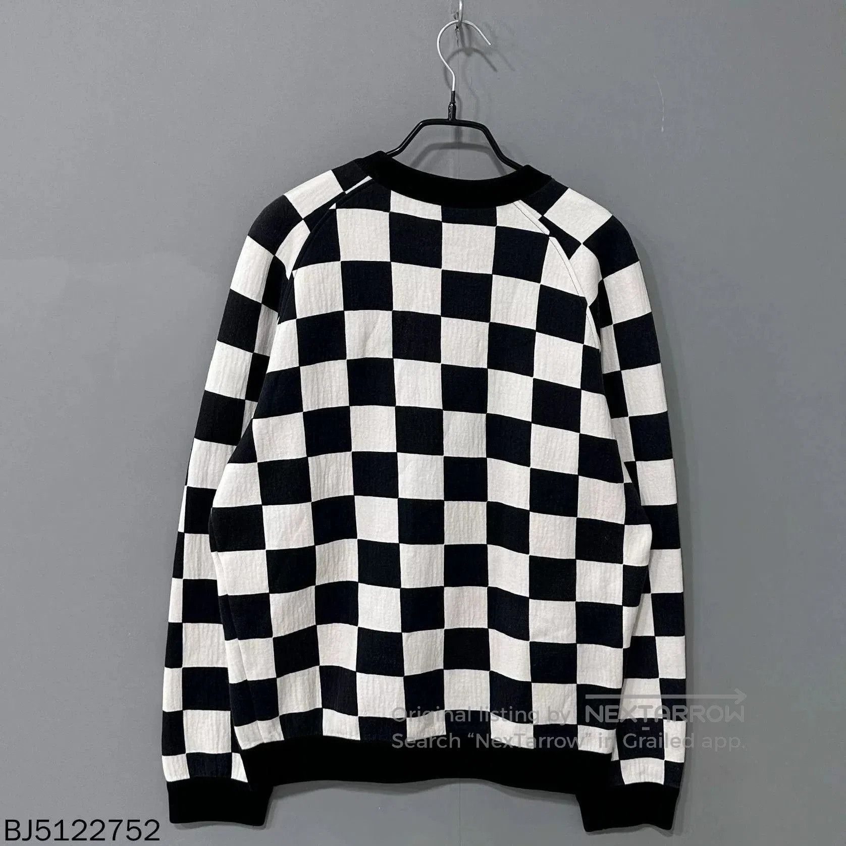 Louis Vuitton Louis Vuitton Black White Checkered Slogan Sweatshirt. Size US M / EU 48-50 / 2 - 3 Thumbnail