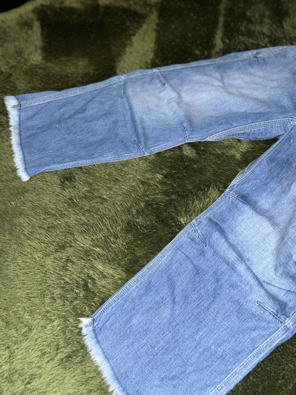 Wild Things Wildthings Japan Cropped Cut-Off Belted Denim Pants Size US 30 / EU 46 - 6 Thumbnail