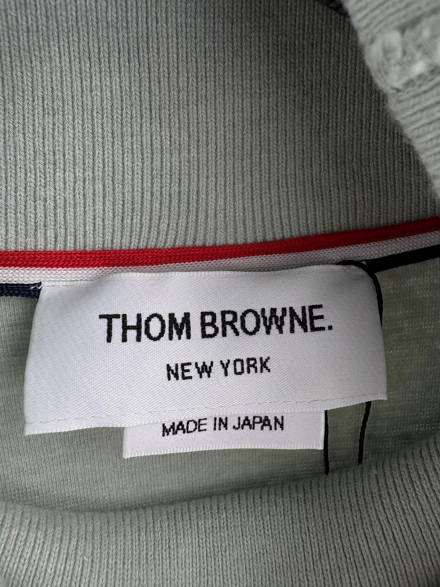 Thom Browne THOM BROWNE Mock Neck Long Sleeve T-Shirt Size US L / EU 52-54 / 3 - 5 Thumbnail