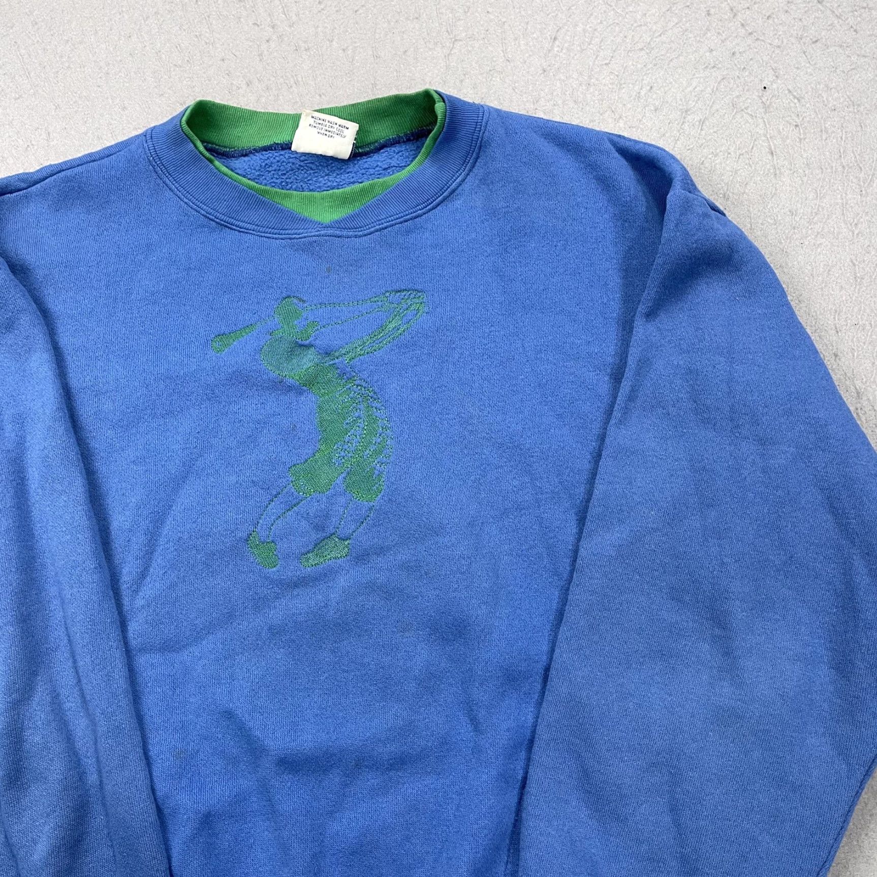 Vintage VINTAGE Pioneer Golf Sweatshirt Mens L Blue Embroidered 90s Crewneck "Pullover" (Note: only use words from original title; adjust punctuation minimal) Size US L / EU 52-54 / 3 - 3 Thumbnail