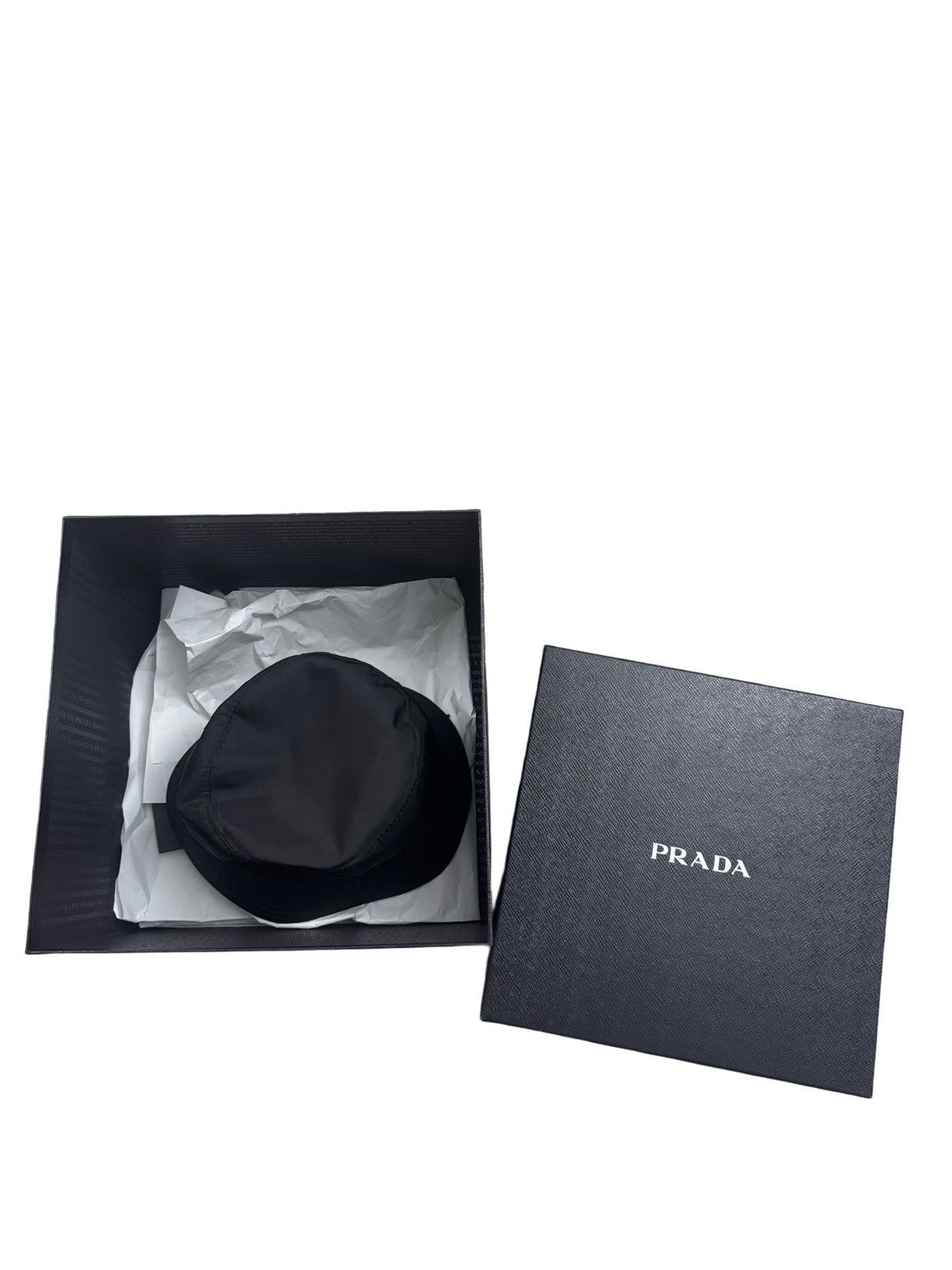 Prada 🔥925$ Prada Re-Nylon bucket hat/Prada Logo Nylon Bucket Hat Size ONE SIZE - 11 Thumbnail