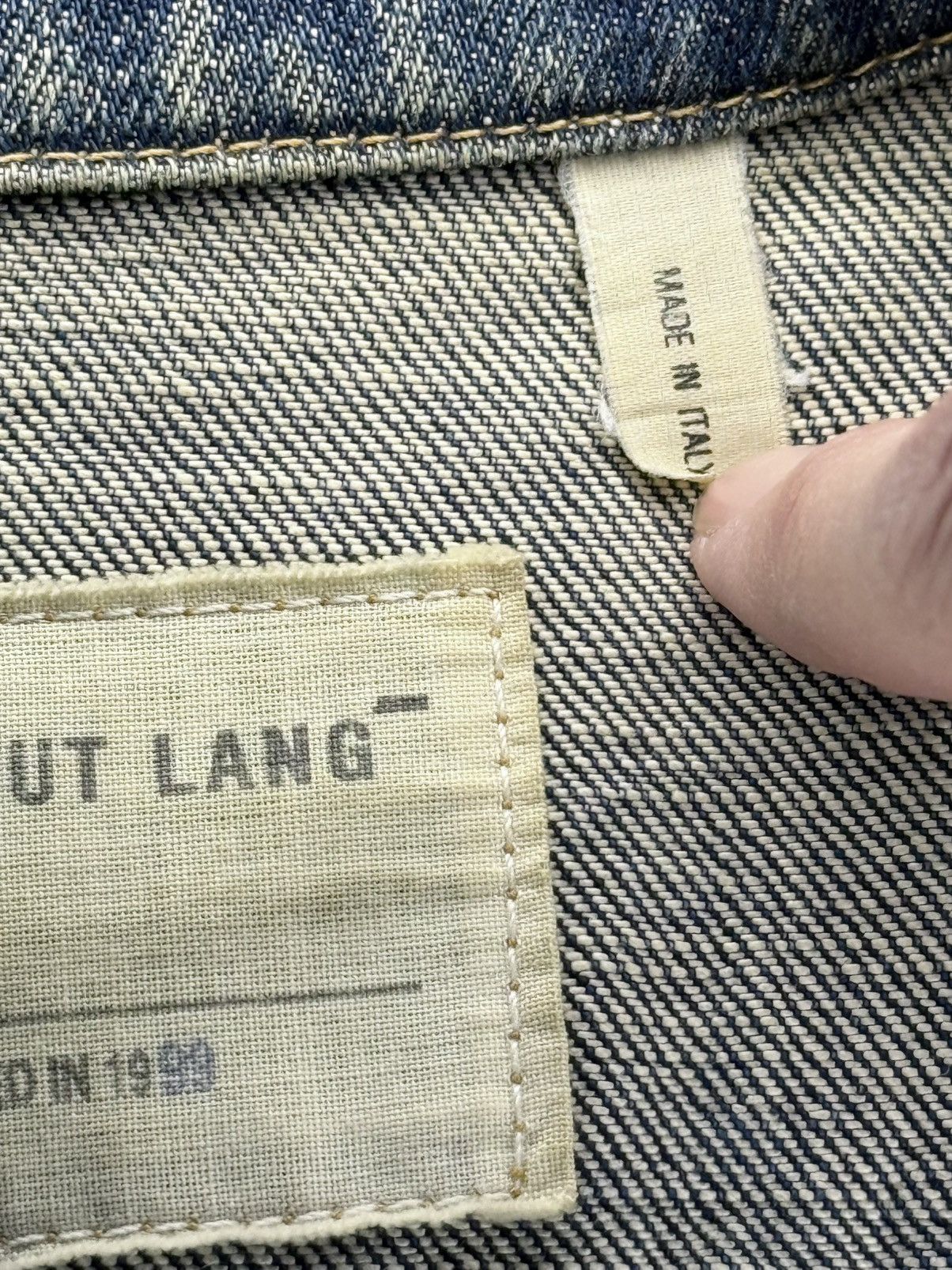 Helmut Lang Helmut Lang 1999 Type 2 Classic Denim Trucker Jacket Size US XS / EU 42 / 0 - 5 Thumbnail