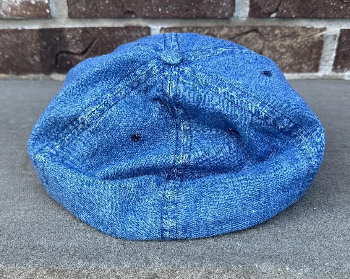 Polo Ralph Lauren Vintage Polo Ralph Lauren Pony Denim / Red Fitted Hat Size M Size ONE SIZE - 3 Thumbnail