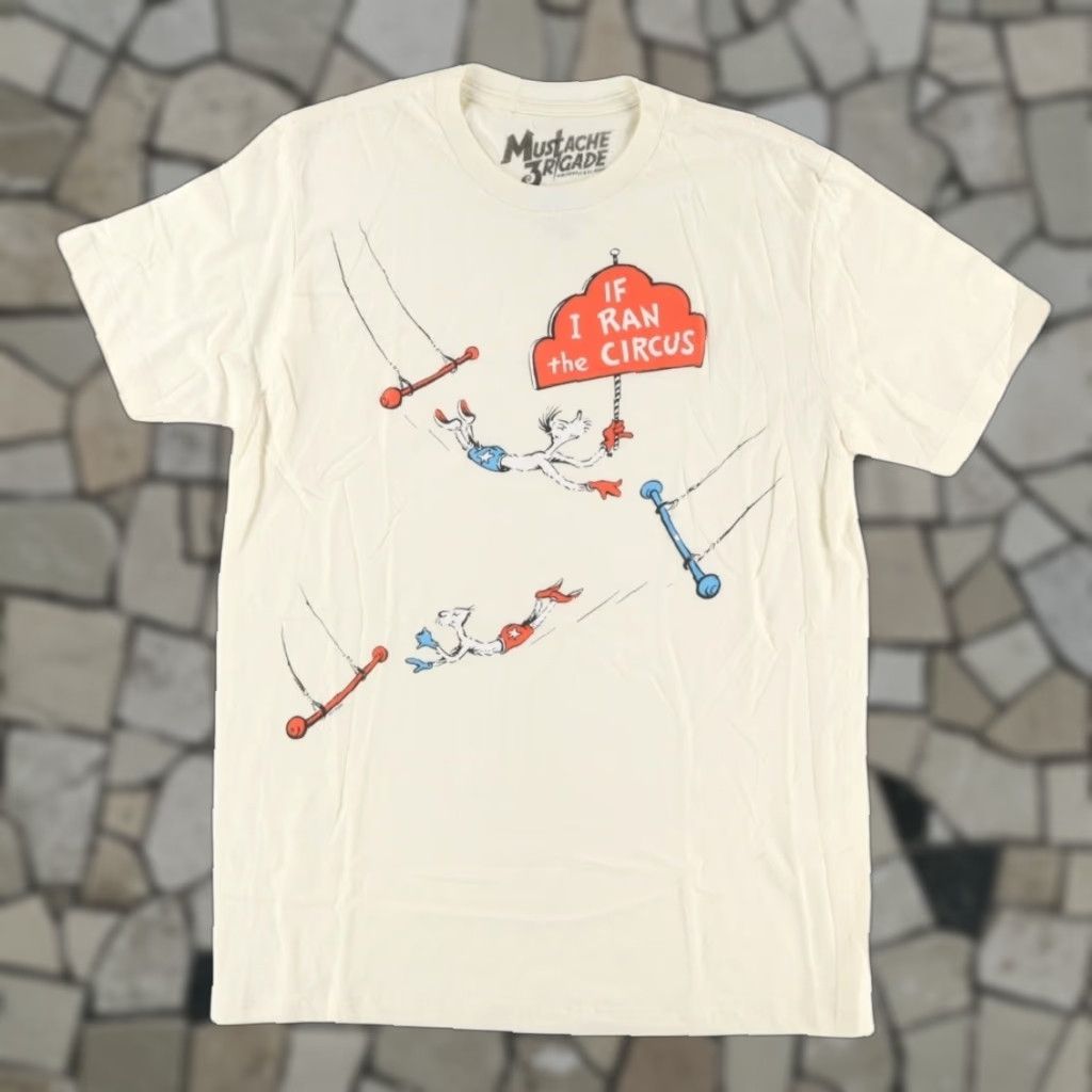 Prana Mustache 3rgade Dr. Seuss If I ran a Circus Solid T-Shirt Yellow Men's L Size US L / EU 52-54 / 3 - 1 Thumbnail
