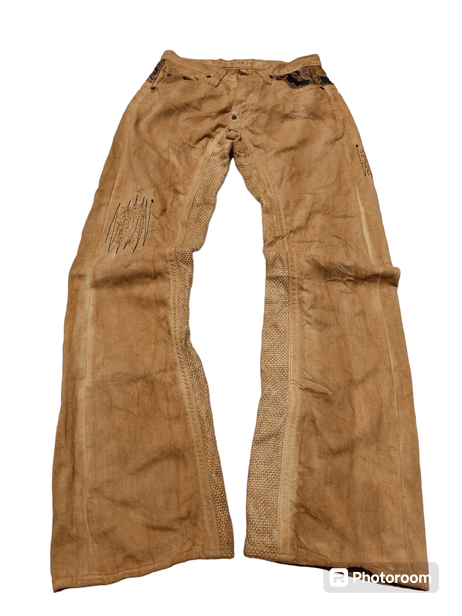 Mizra Jeans Kyoto Vintage Mizra jeans kyoto distressed flared denim jeans Size US 30 / EU 46 - 1 Thumbnail