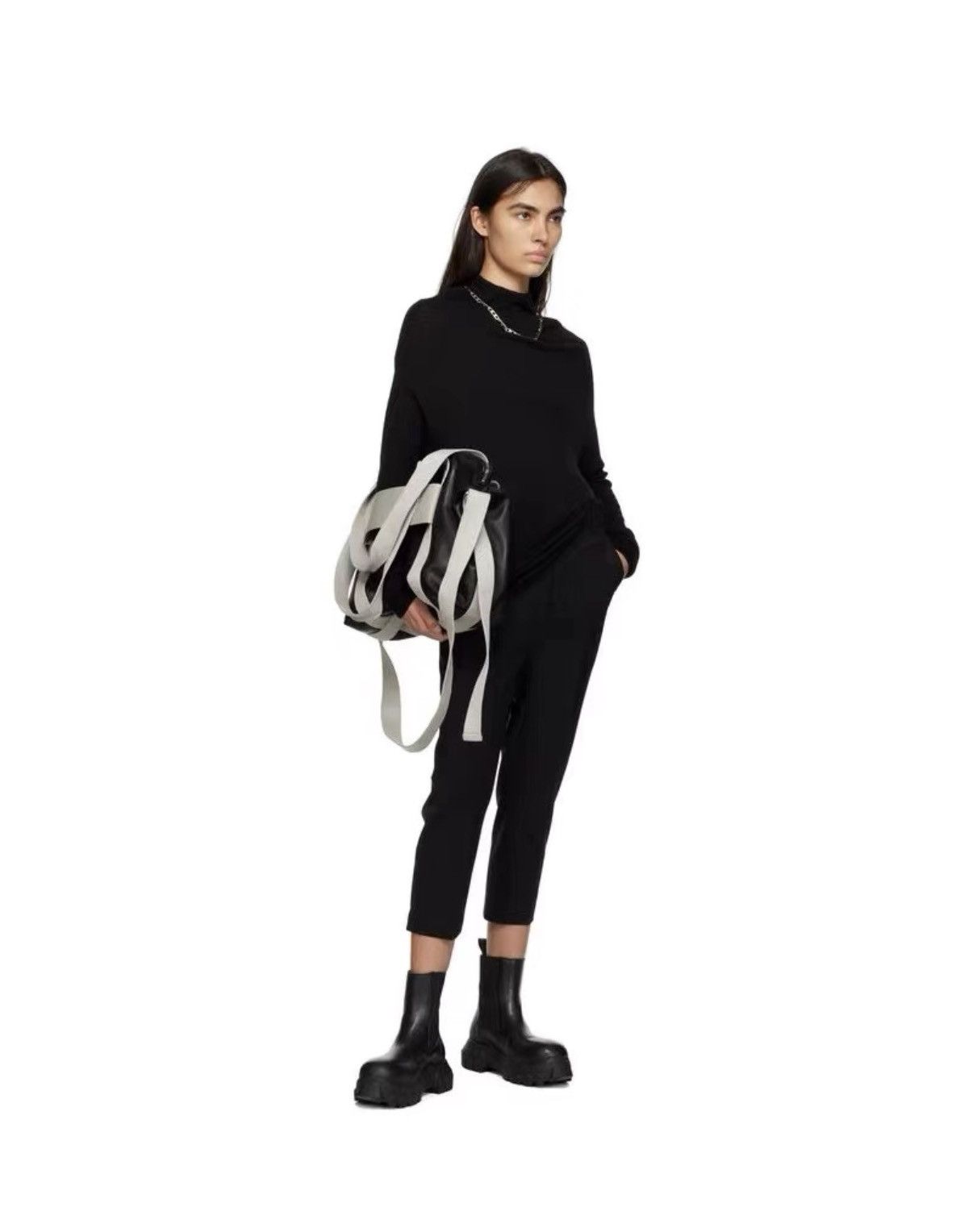 Rick Owens Rick Owens 21FW Crater Knit Cashmere Sweater Size US L / EU 52-54 / 3 - 8 Thumbnail