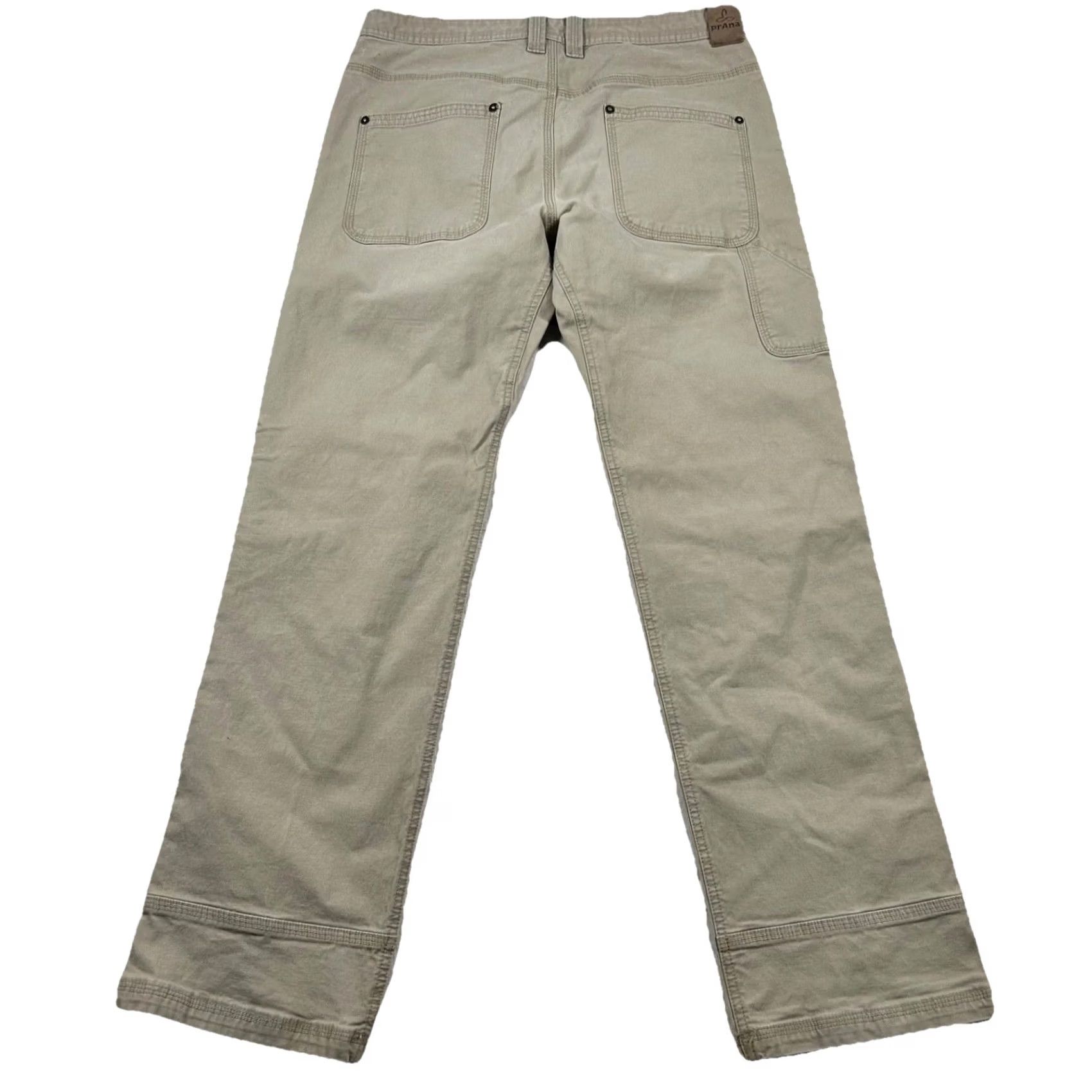 Prana VINTAGE Prana Pants Mens 32x32 Rock Ridge Carpenter 5-Pocket Canvas Beige Outdoor Tan Size US 32 / EU 48 - 2 Thumbnail