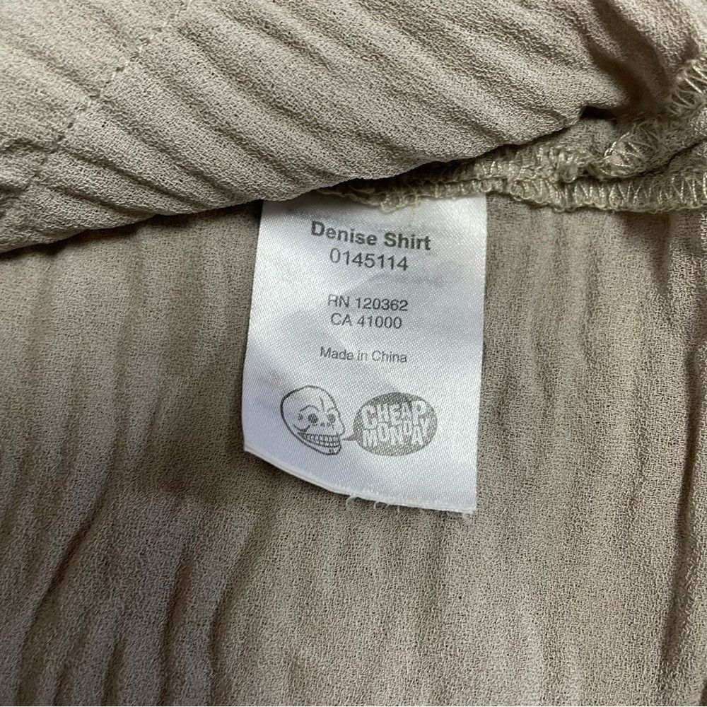Cheap Monday Cheap Monday Grey Wrinkled Long Sleeve Shirt Size M Size M / US 6-8 / IT 42-44 - 7 Thumbnail