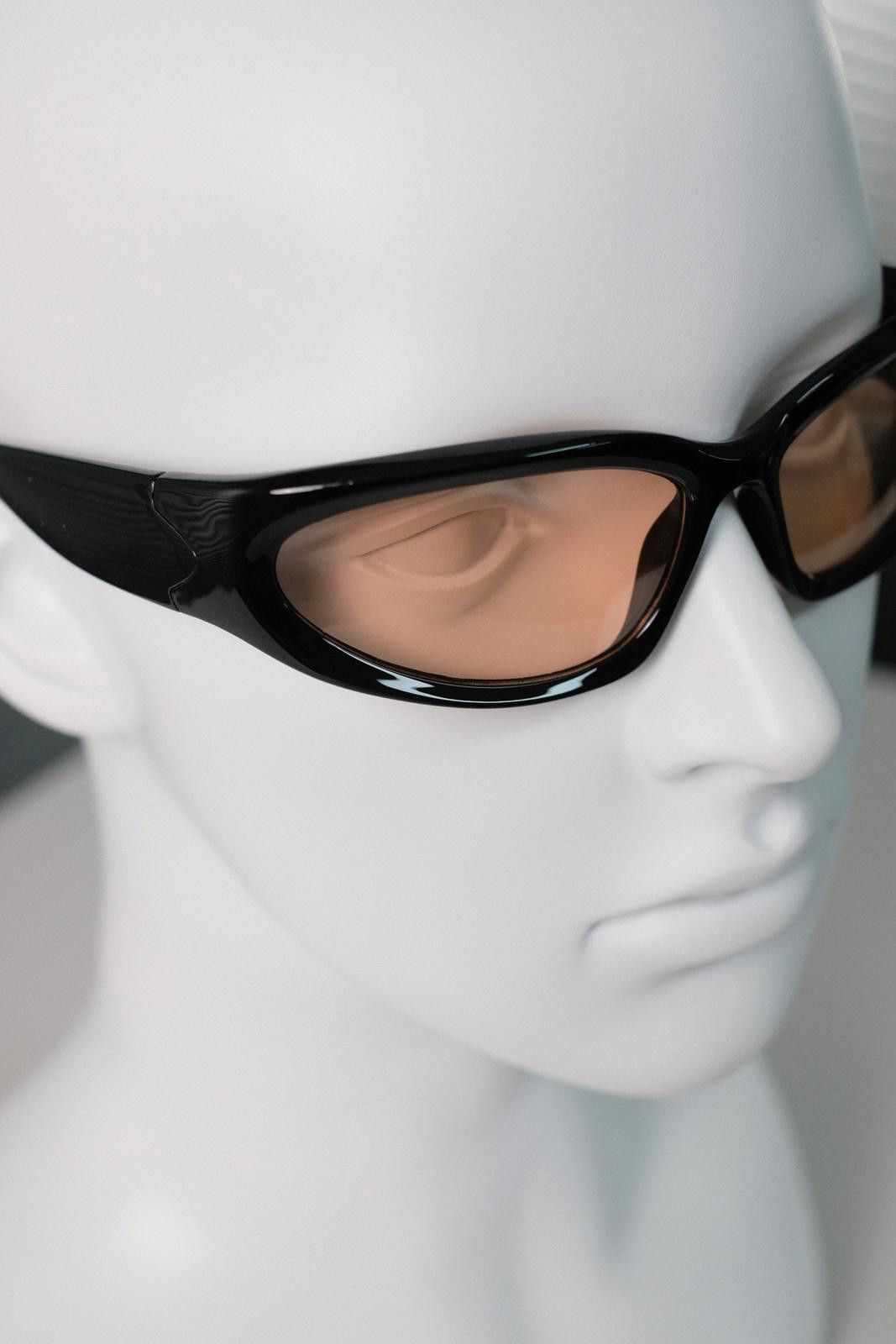 Japanese Brand Vtg Vintage Y2k Futuristic Black Sunglasses Unisex OS Size ONE SIZE - 3 Thumbnail