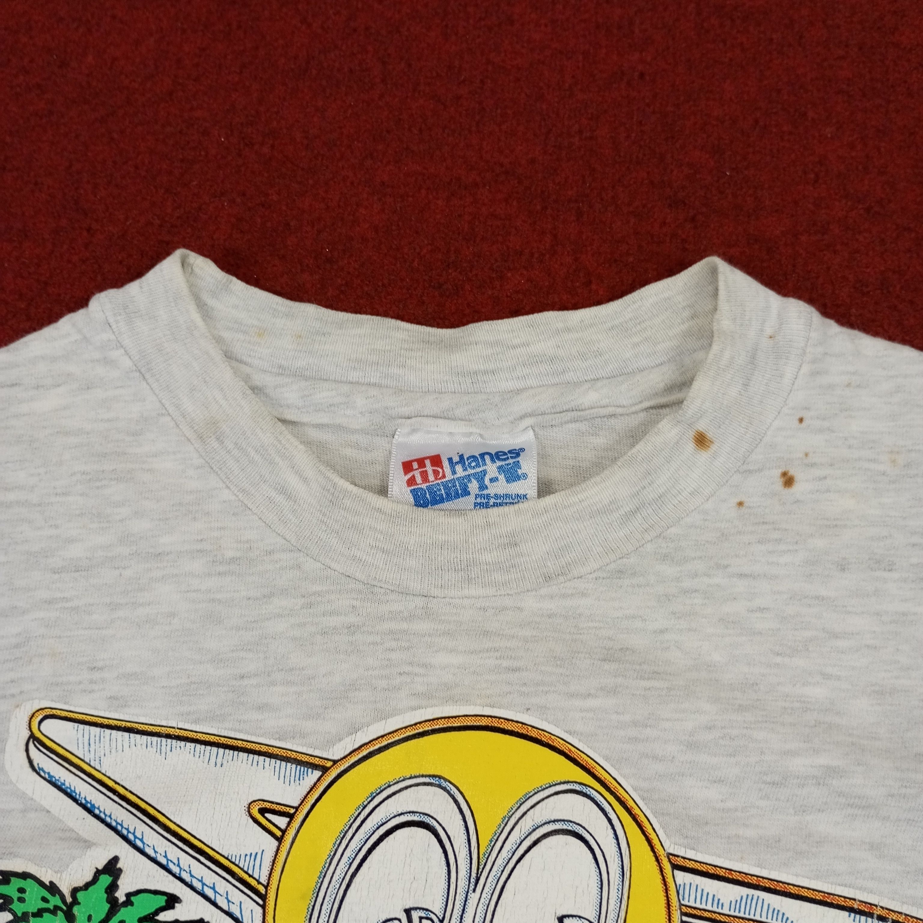 Hanes × Vintage MQQN Cafe Moon Eyes Style Motorsports Vintage Tshirt Size US M / EU 48-50 / 2 - 7 Thumbnail