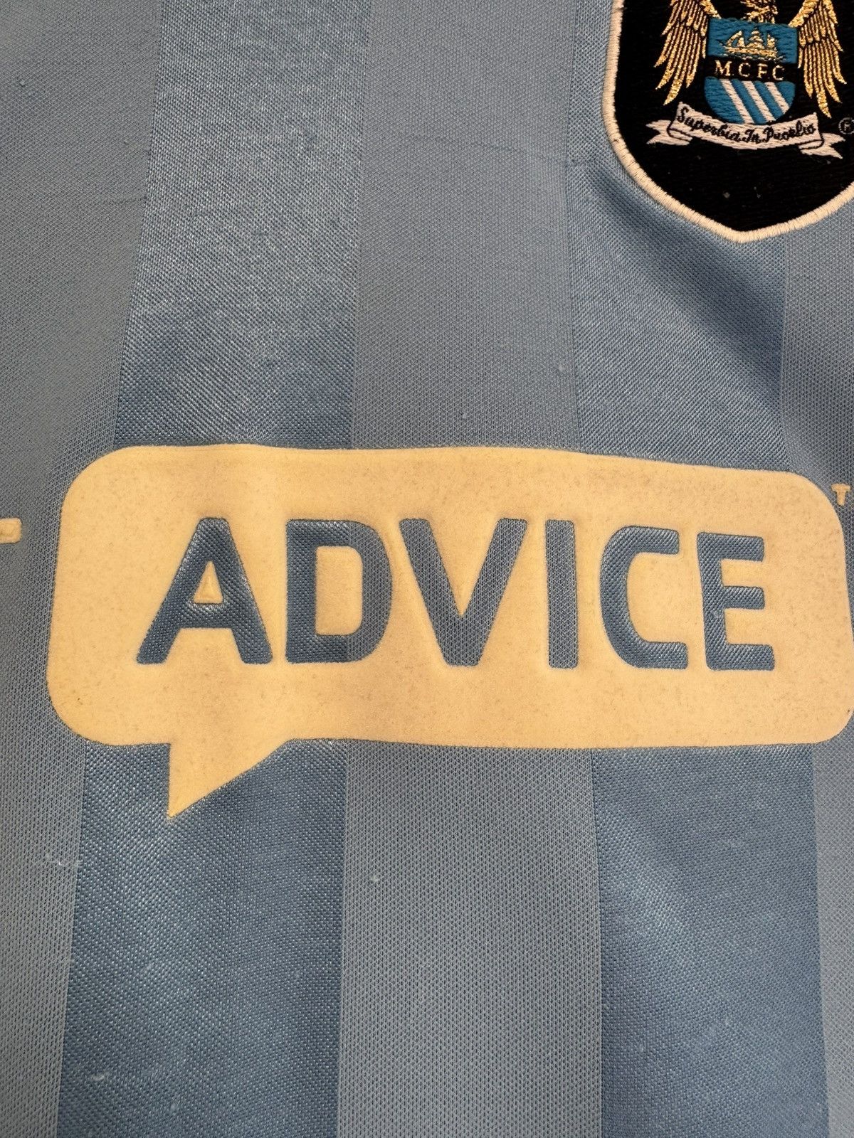 Reebok Vintage Manchester City 2003-2004 Home Soccer Jersey Shirt Size US M / EU 48-50 / 2 - 8 Thumbnail