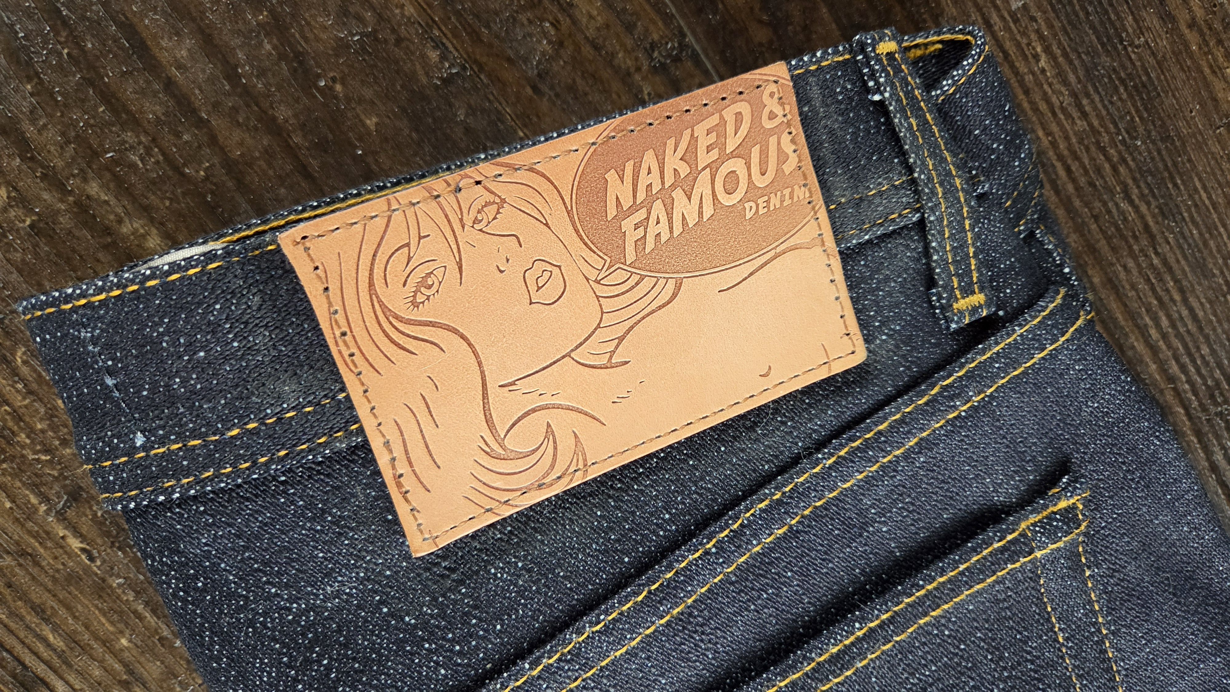 Naked & Famous Elephant 12, 20oz. Broken twill Size US 31 - 1 Thumbnail