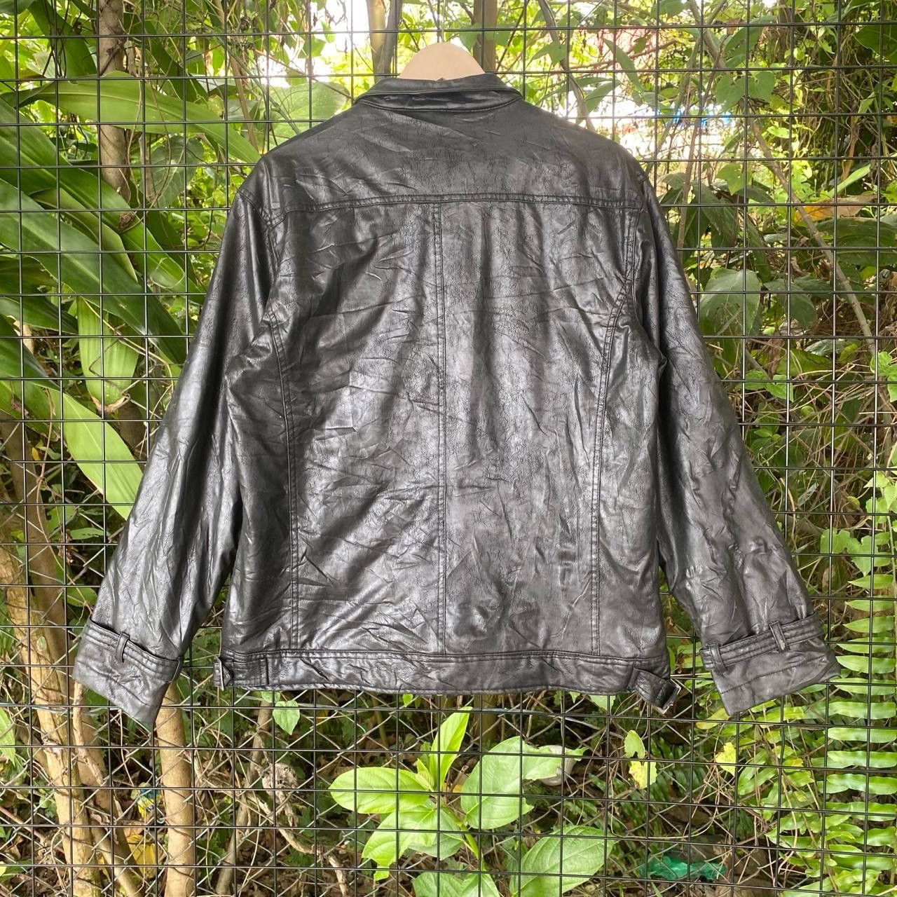If Six Was Nine × Vintage Vtg Monteviso Italy Black Zipper Leather Jacket Size US M / EU 48-50 / 2 - 8 Thumbnail