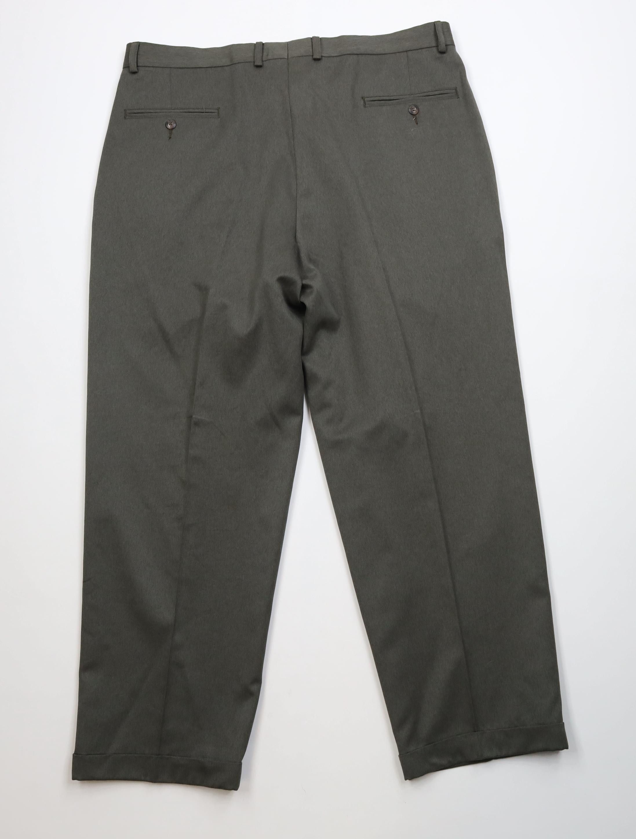Vintage Vintage 90s Streetwear Wide Leg Chino Pants Heather Green Size US 40 / EU 56 - 10 Thumbnail