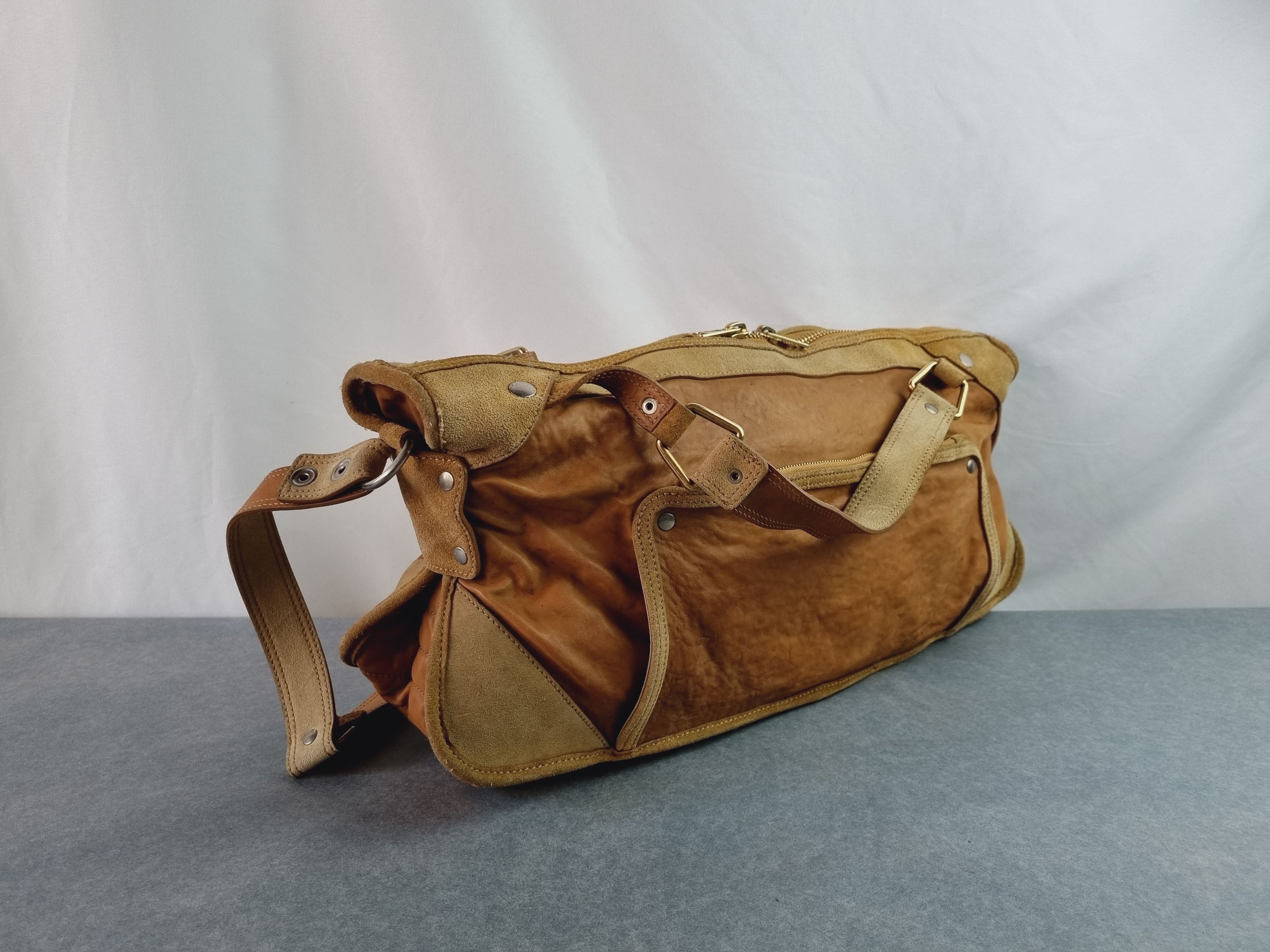 Celine × Leather × Vintage Celine Leather Roomy Travel Bag Size ONE SIZE - 3 Thumbnail