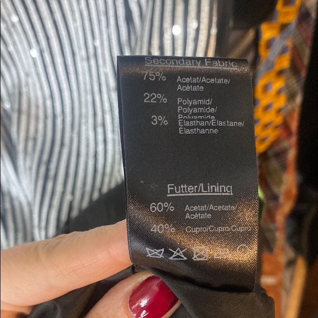 Other TALBOT RUBHOF Cocktail A-Line Black Grey Dress sz 36 / 6 Size M / US 6-8 / IT 42-44 - 13 Thumbnail