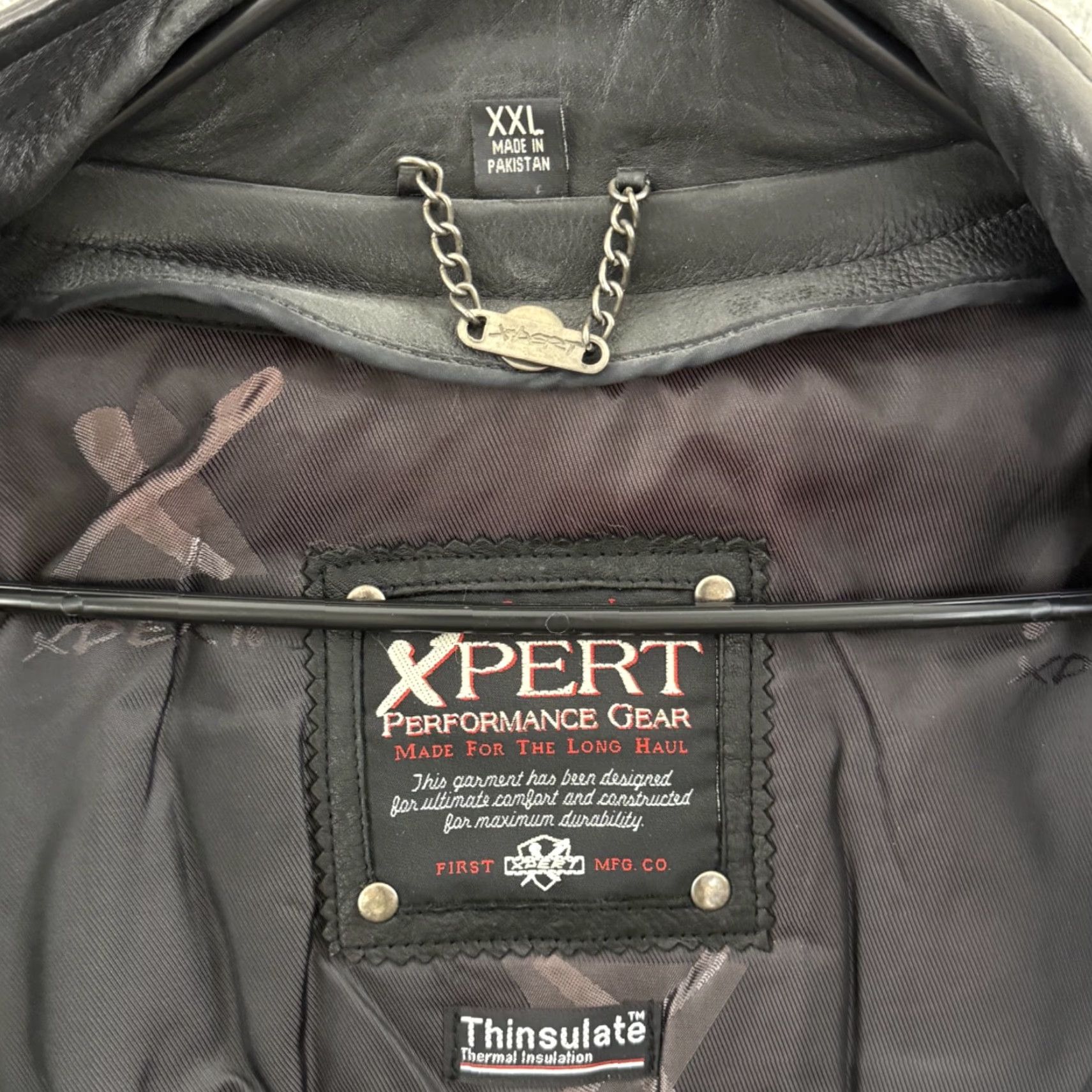 Vintage VINTAGE Xpert Performance Gear Jacket Mens 2XL Black Leather Motorcycle Biker Size US XXL / EU 58 / 5 - 7 Thumbnail