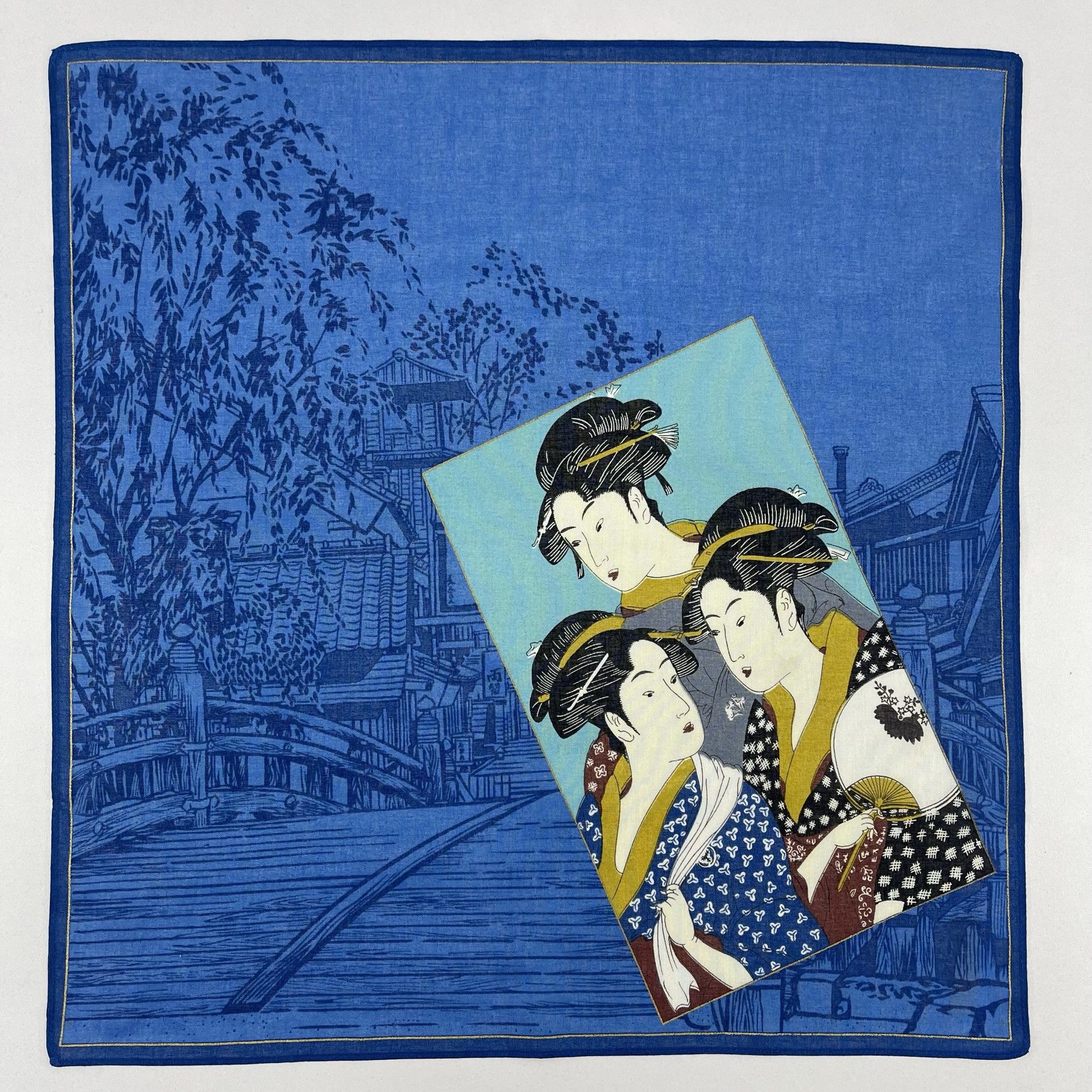 Japanese Brand Japanese Village& Wear Kimono Handkerchief Collection - 5068 Size ONE SIZE - 2 Thumbnail