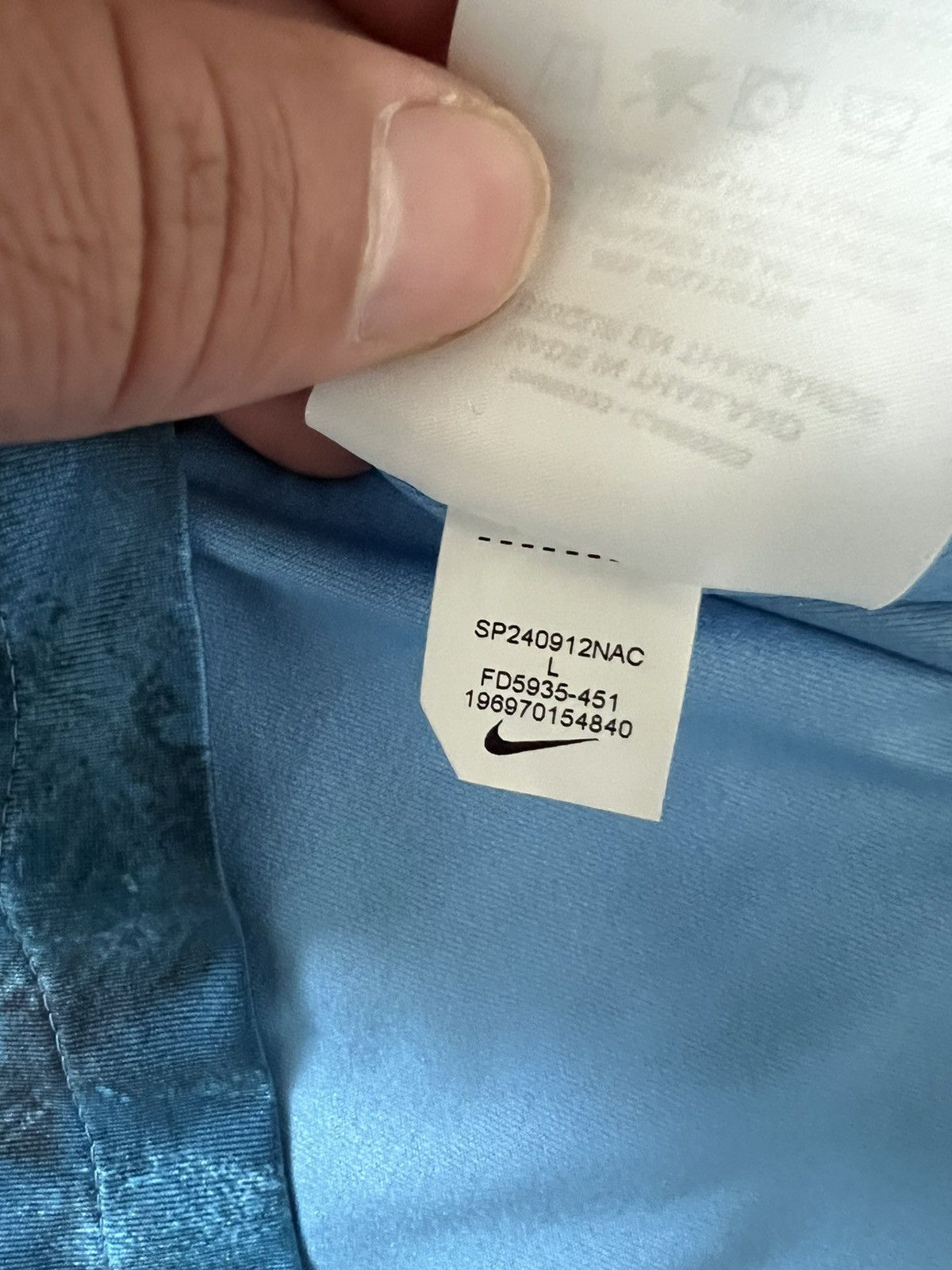 Nike Nike Golf Polo Shirt Dri-Fit Tour Blue Stretch Size US L / EU 52-54 / 3 - 8 Thumbnail