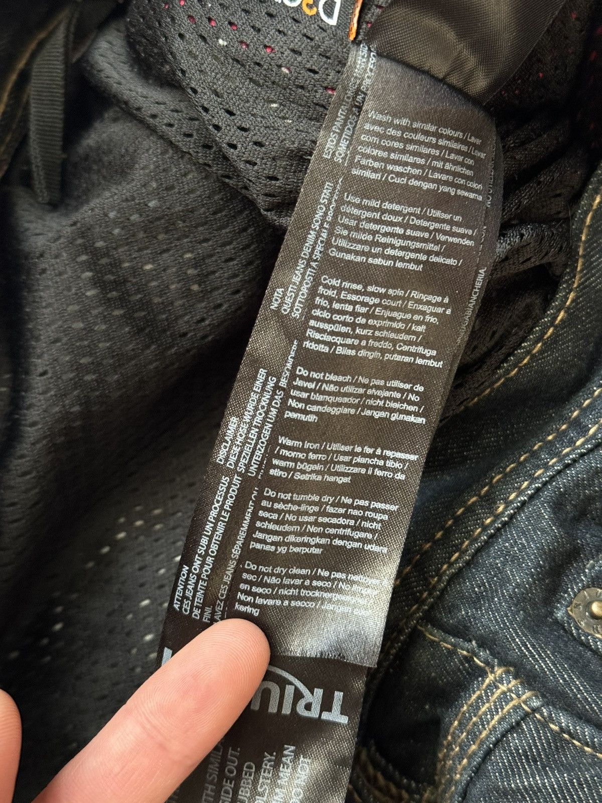 Other Triumph 32/34 selvedge hero riding jean denim pant trouser Size US 32 / EU 48 - 11 Thumbnail