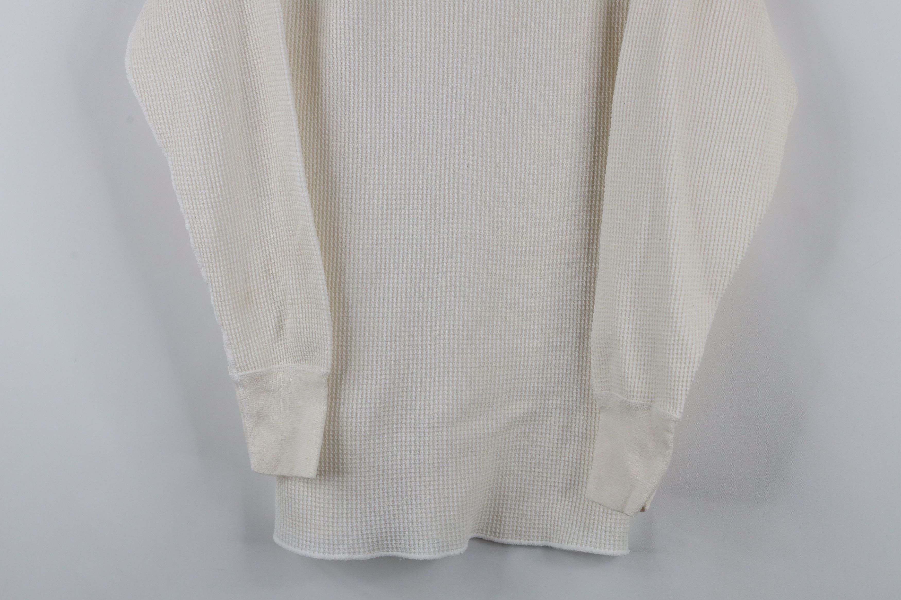 Vintage Vintage 90s Streetwear Waffle Knit Long Sleeve T-Shirt USA Size US L / EU 52-54 / 3 - 3 Thumbnail