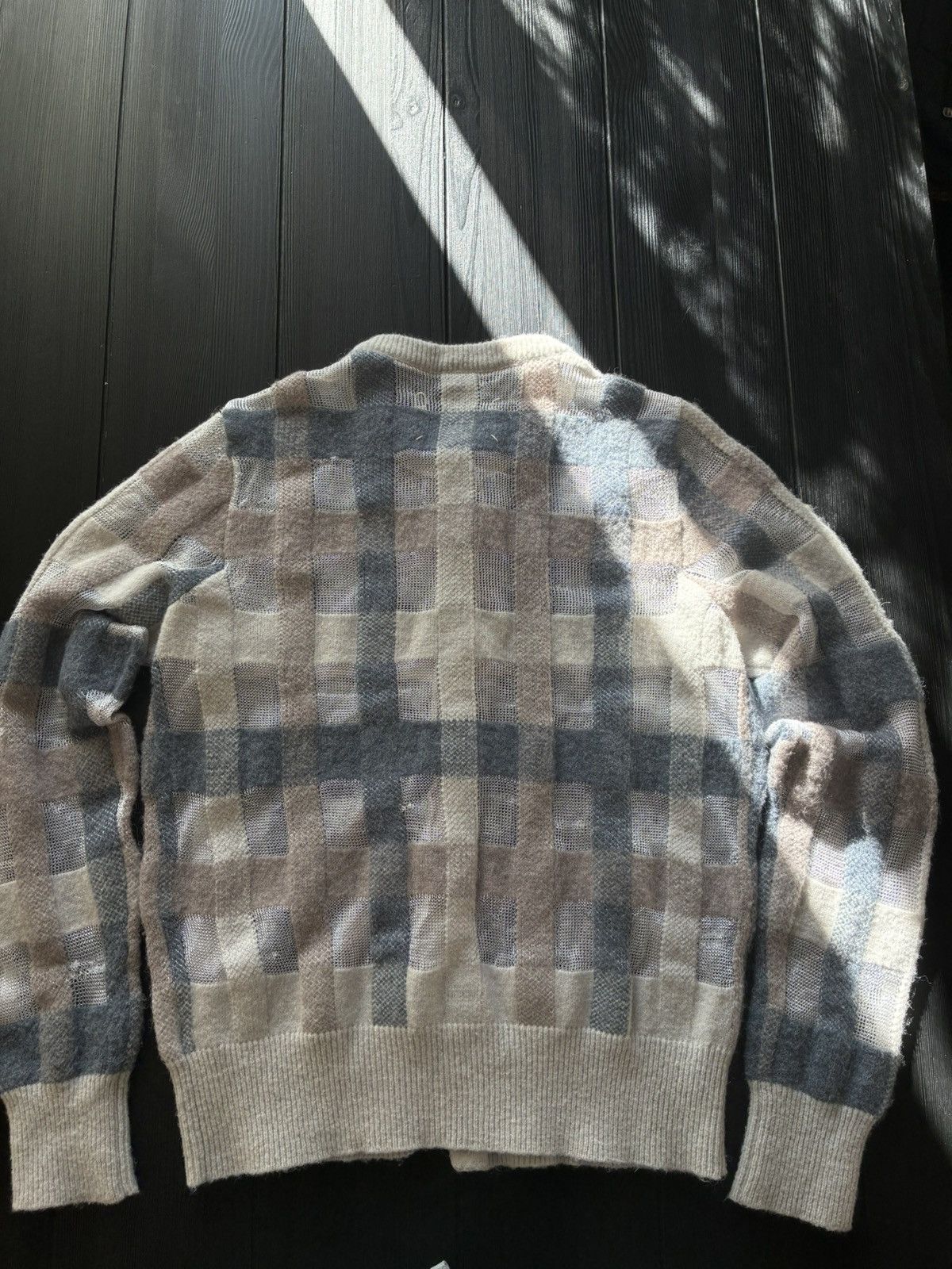 Maison Margiela Maison Margiela Check Pattern Multi Color Cardigan M. Size US M / EU 48-50 / 2 - 5 Thumbnail