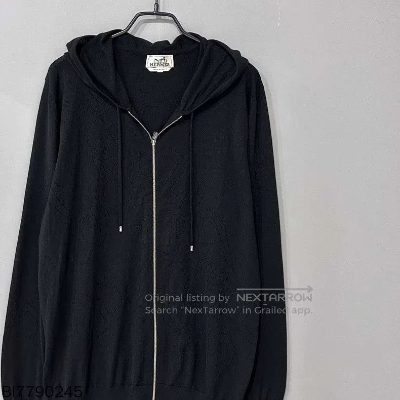 Hermes Hermes Black Zip Wool Sweater Size US L / EU 52-54 / 3 - 2 Thumbnail