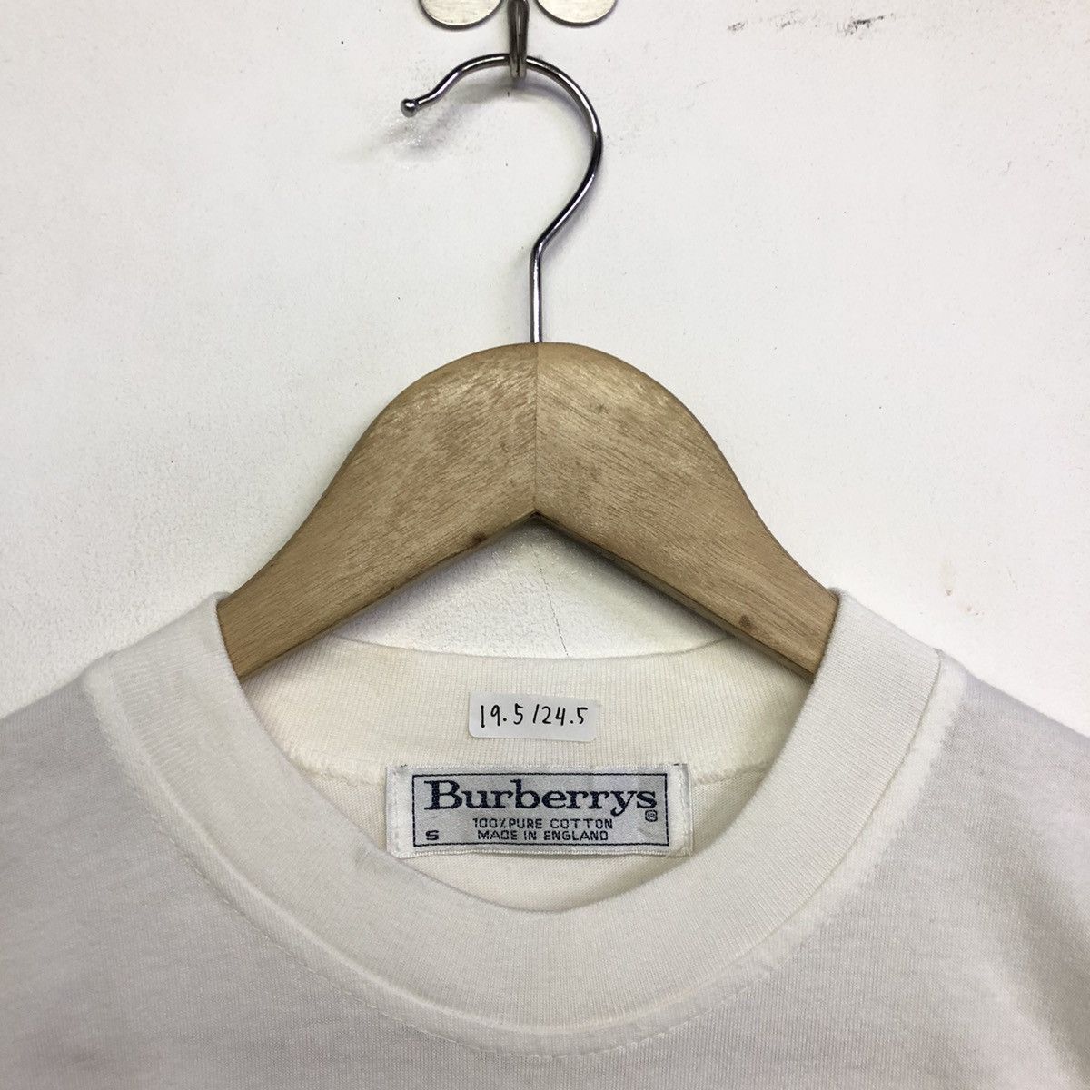 Burberry × Vintage Vintage Burberrys Bear Nova Check Embriodery Tshirt Size US S / EU 44-46 / 1 - 6 Thumbnail