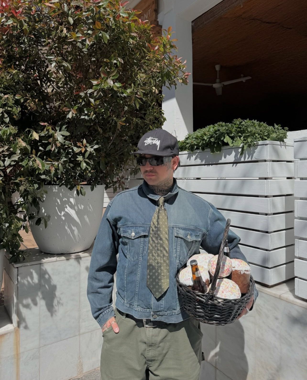 Stussy × Vintage Vintage Stussy Snapback Cap Men’s Trucker Hat Big Logo Y2K Size ONE SIZE - 3 Thumbnail