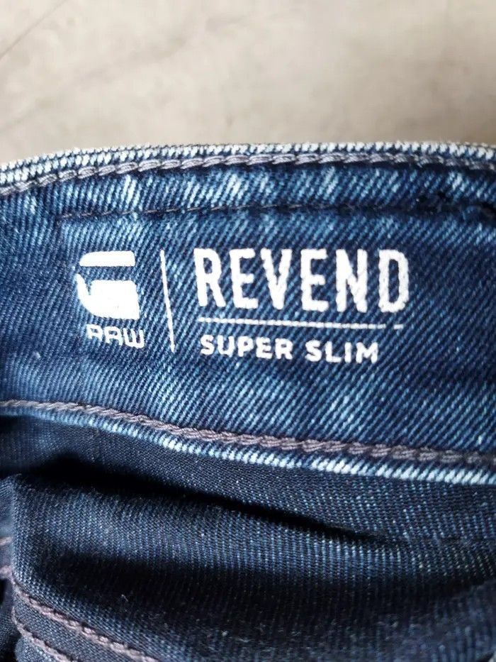 Vintage VINTAGE REVEND SUPER SLIM BLUE JEANS PANTS Size US 34 / EU 50 - 12 Thumbnail