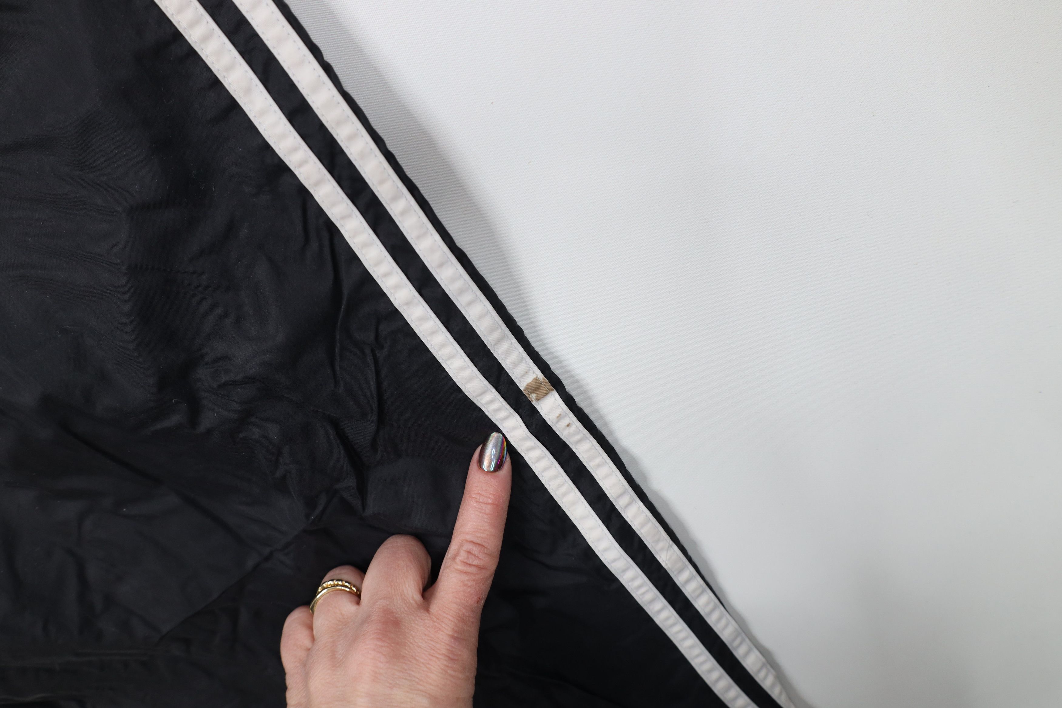 Adidas Vintage Y2K Adidas Lined Tearaway Windbreaker Pants Black Size US 36 / EU 52 - 8 Thumbnail