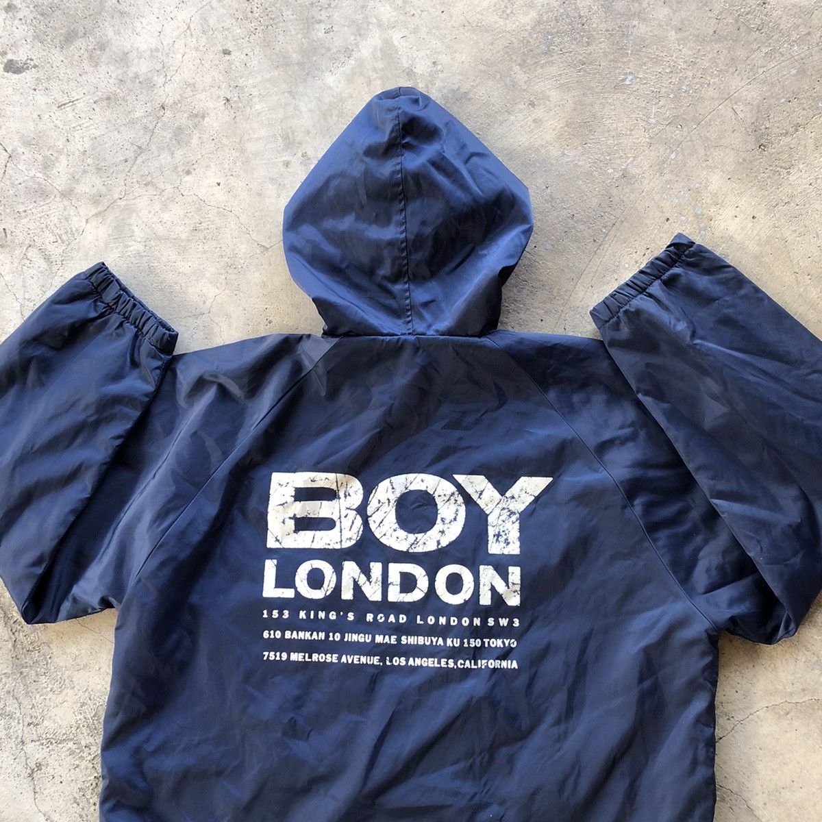 Boy London BOY LONDON Big Spellout Hooded Zipper Jacket Size US L / EU 52-54 / 3 - 6 Thumbnail