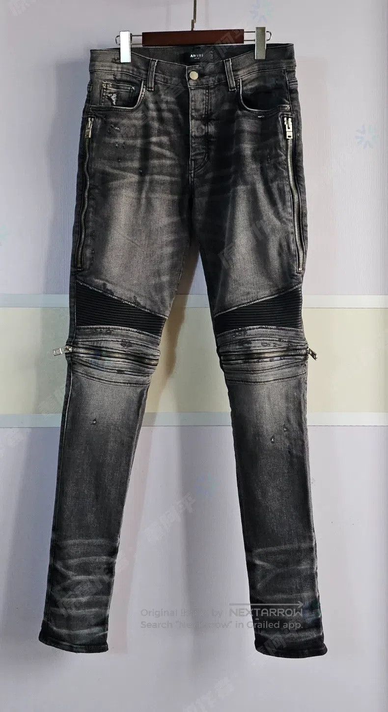 Amiri Amiri Motorcycle Jeans Size US 33 - 1 Thumbnail