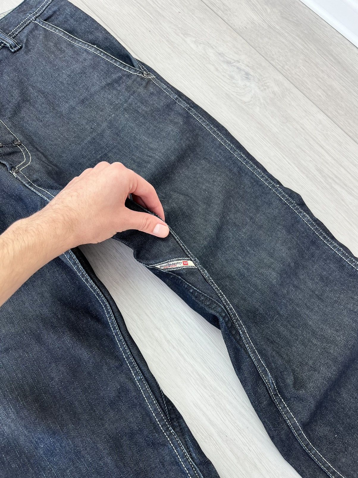 Diesel Waxed Diesel Jeans Italy Denim Size US 32 / EU 48 - 10 Thumbnail