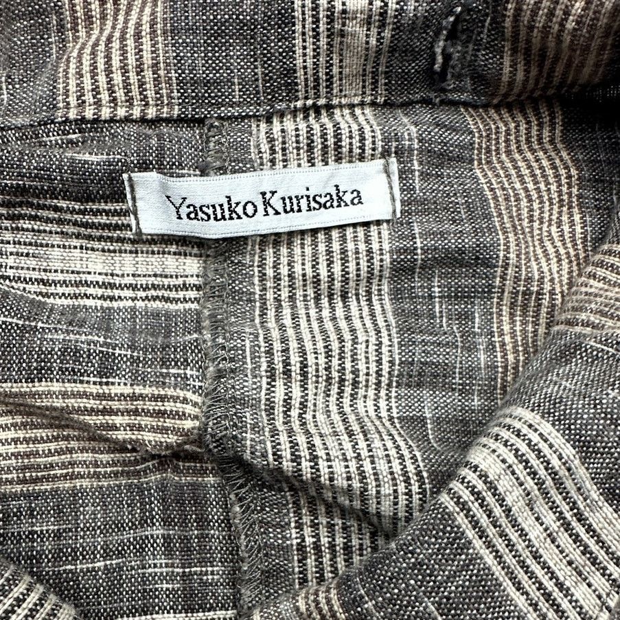 Other Yasuko Kurisaka Striped Sweater Coat Jacket Women Large Size L / US 10 / IT 46 - 3 Thumbnail