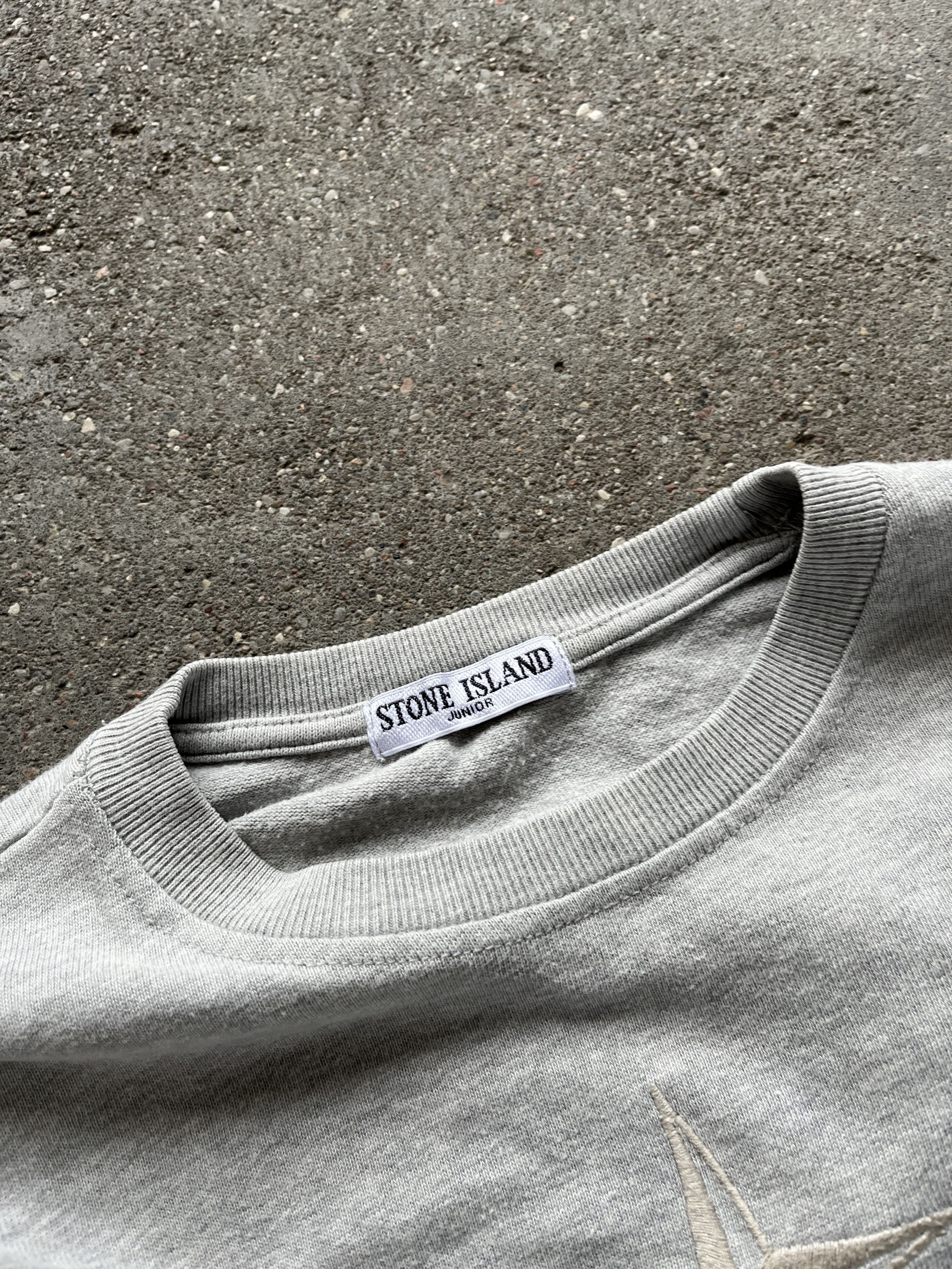 Stone Island Stone Island Junior grey longsleeve Size US S / EU 44-46 / 1 - 3 Thumbnail