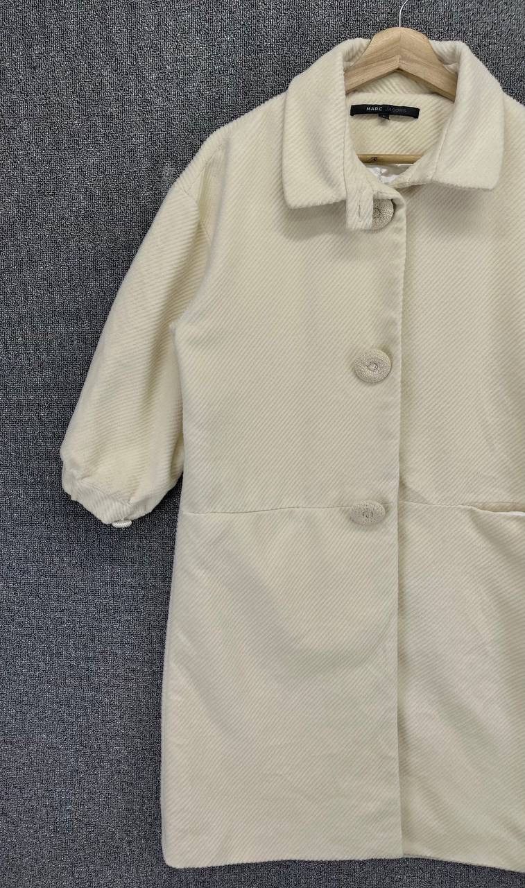 Marc Jacobs Vintage Marc Jacobs Button Up Wool Long Jacket Size S / US 4 / IT 40 - 3 Thumbnail