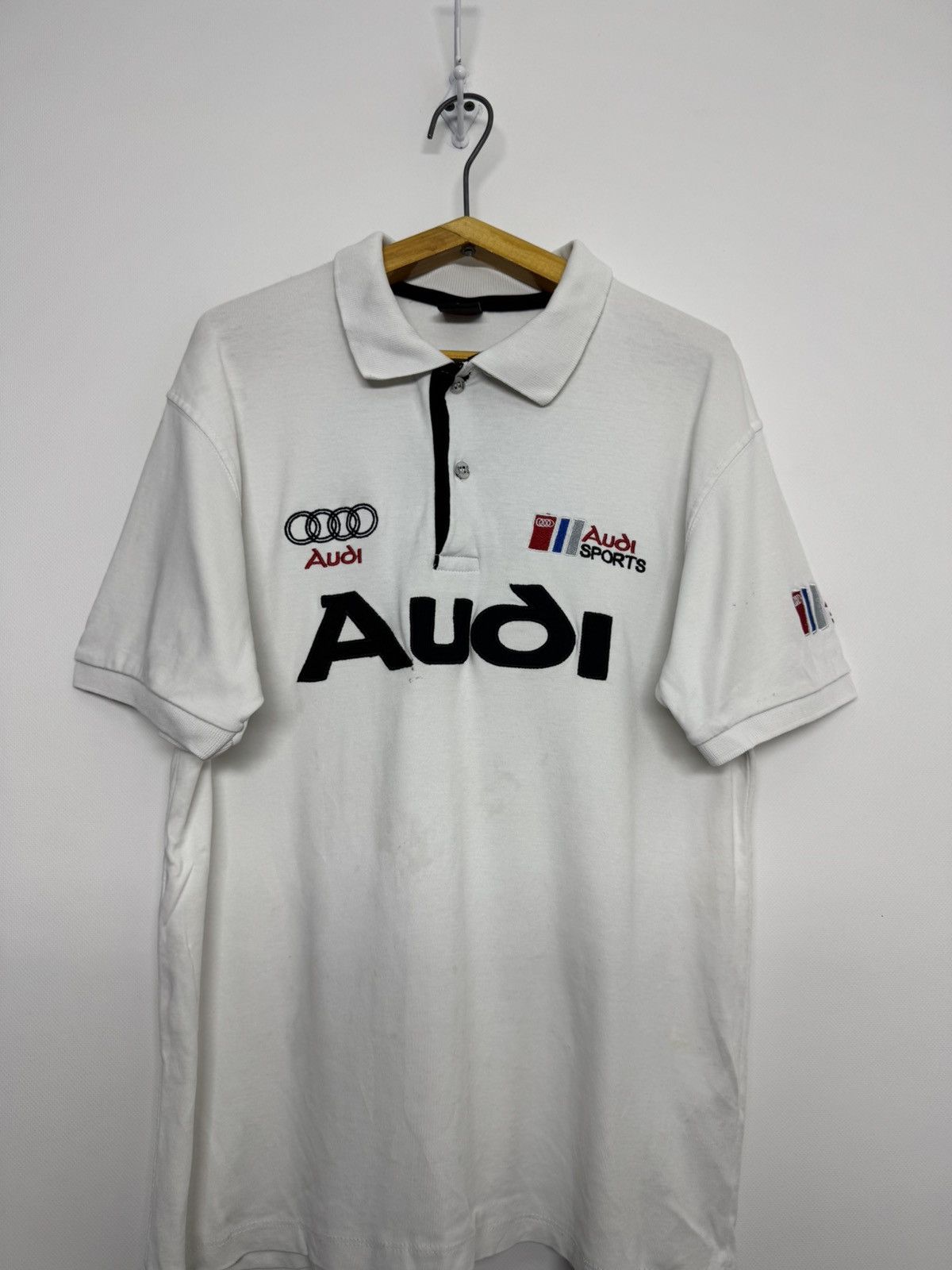 Audi Audi Sports Racing Polo T-Shirt Embroidered Size US L / EU 52-54 / 3 - 1 Thumbnail
