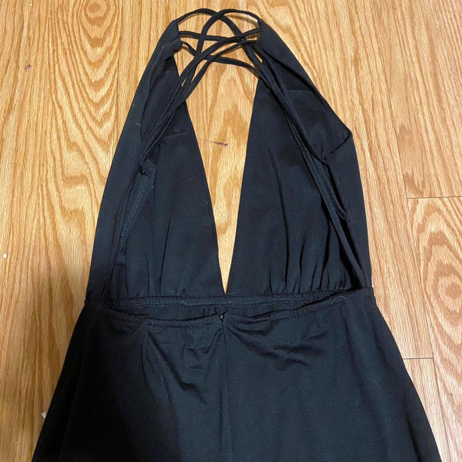Other Black halter dress Size S / US 4 / IT 40 - 4 Thumbnail
