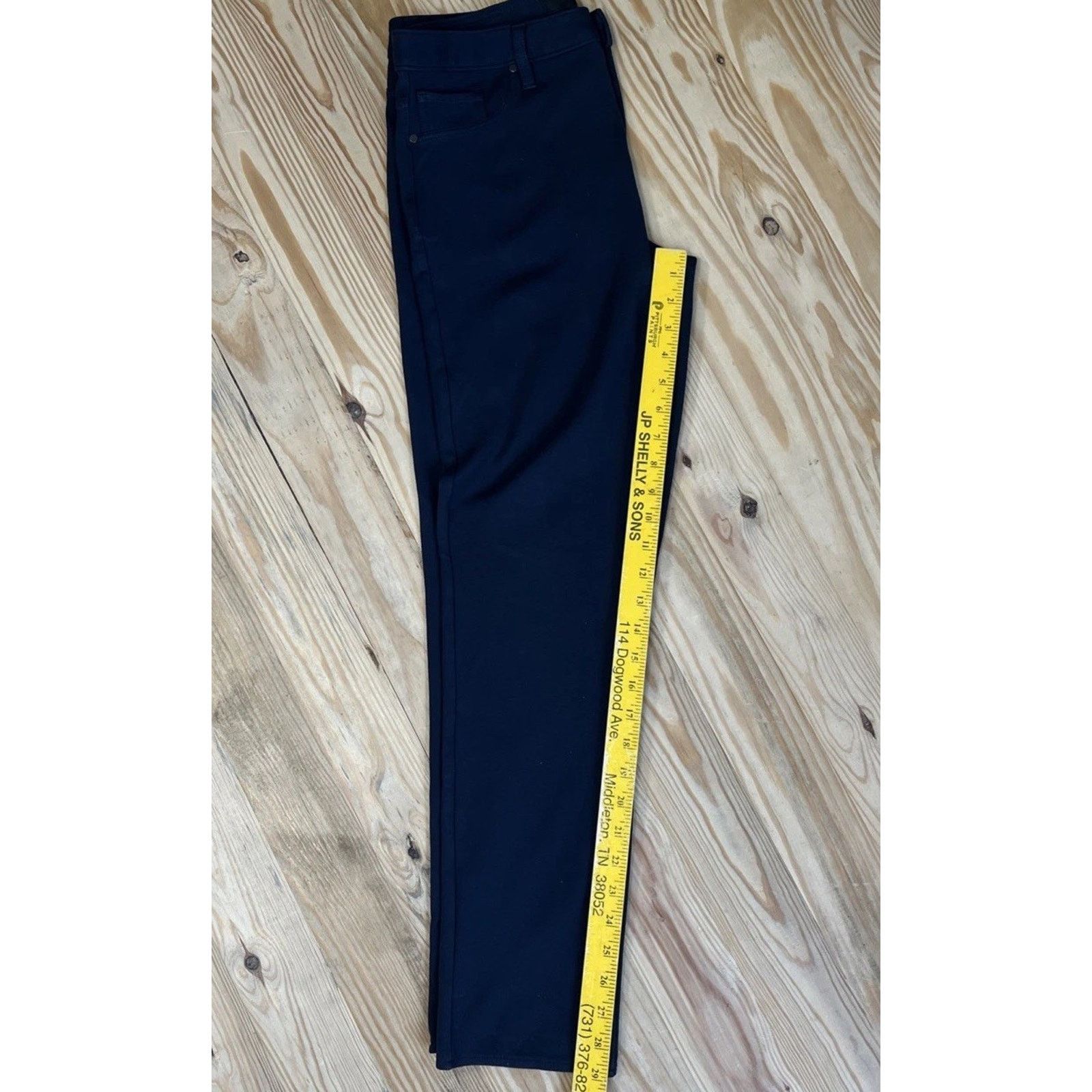 Calvin Klein Women’s 12 Pant's Calvin Klein Super Soft Navy Blue Pockets Size 34" / US 12 / IT 48 - 6 Thumbnail