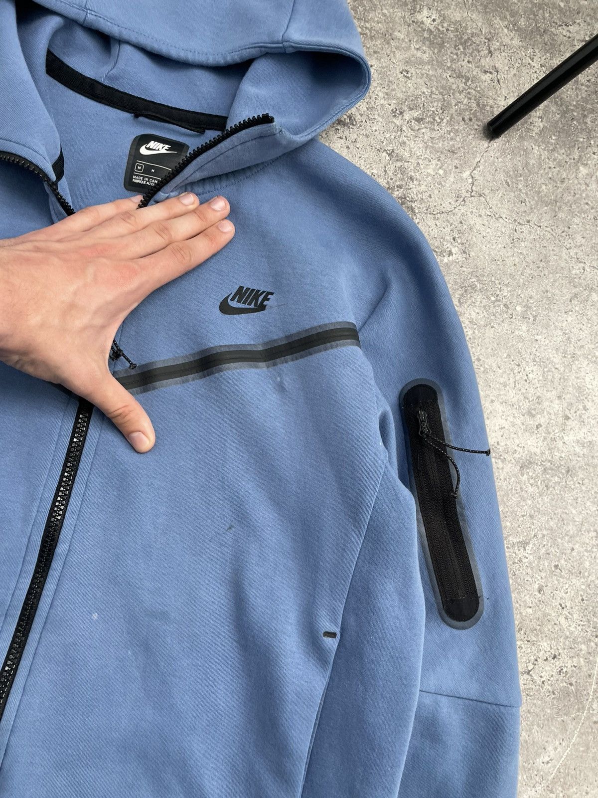 Nike Nike Tech Fleece Zip Up Hoodie Drill Style Size US M / EU 48-50 / 2 - 5 Thumbnail